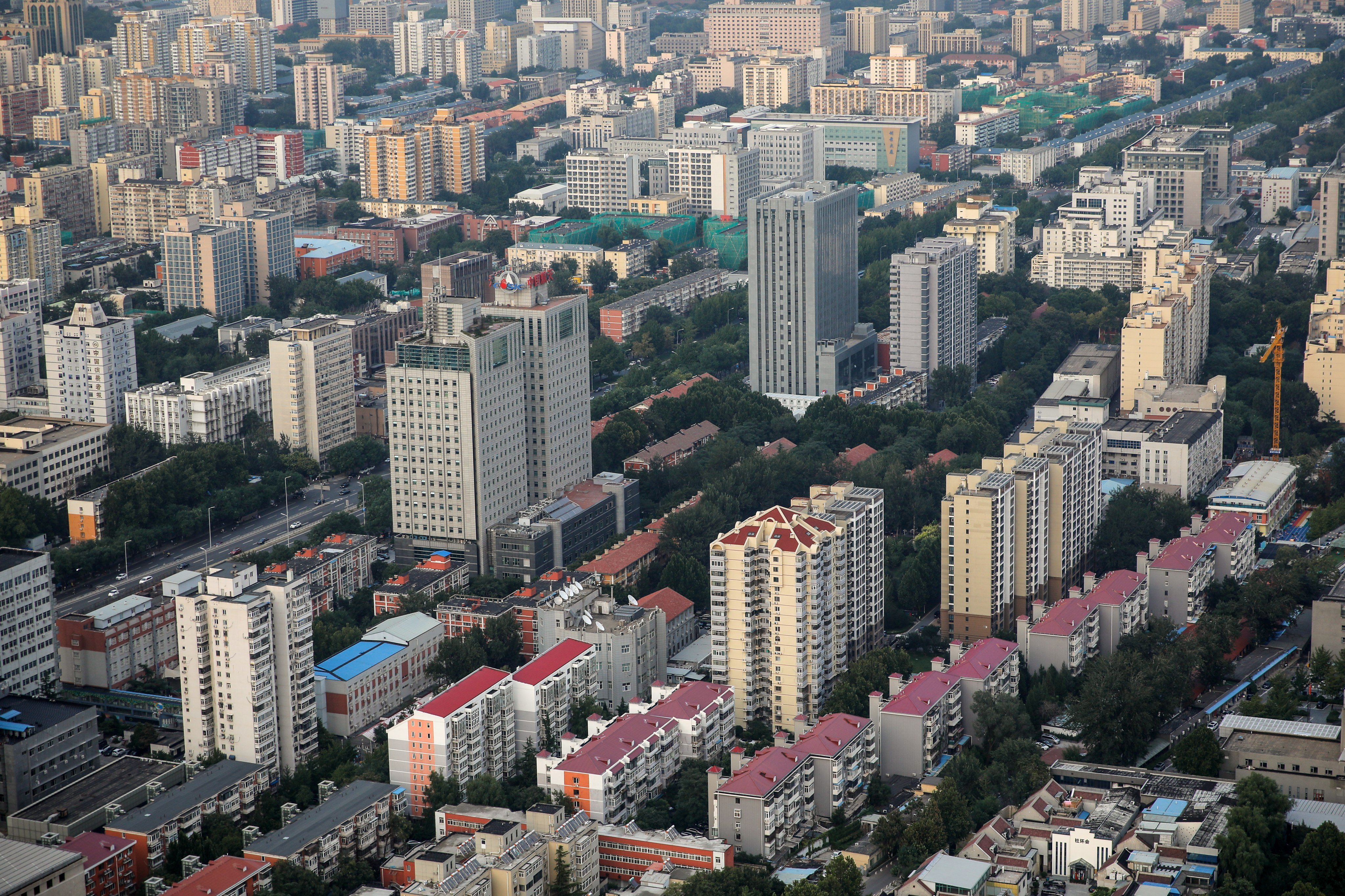 A view of residential buildings in Beijing on September 11, 2023. Photo: EPA-EFE