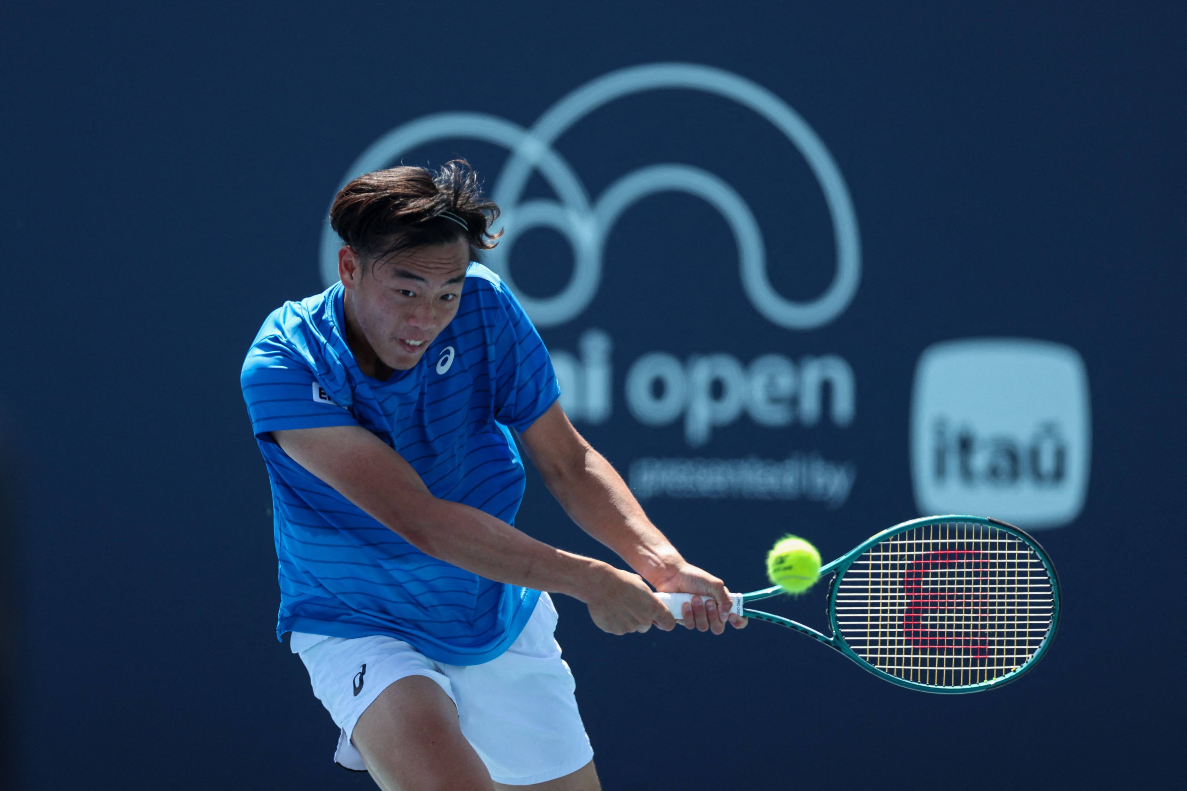 Coleman Wong broke into the world’s top 200 after making the main draw at the Miami Open. Photo: Getty Images