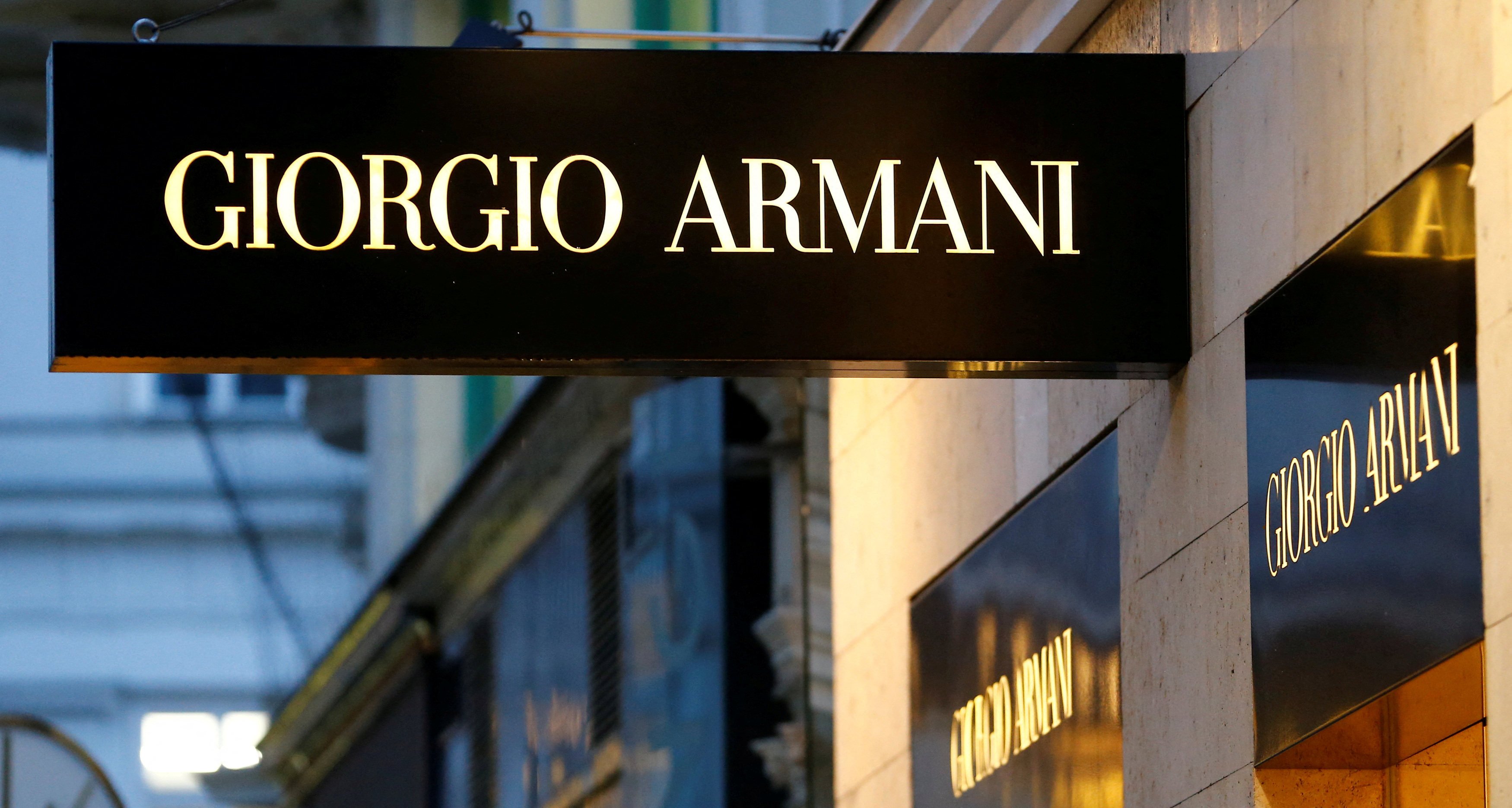 A Giorgio Armani store is seen in Vienna, Austria, in May 2016. Photo: Reuters