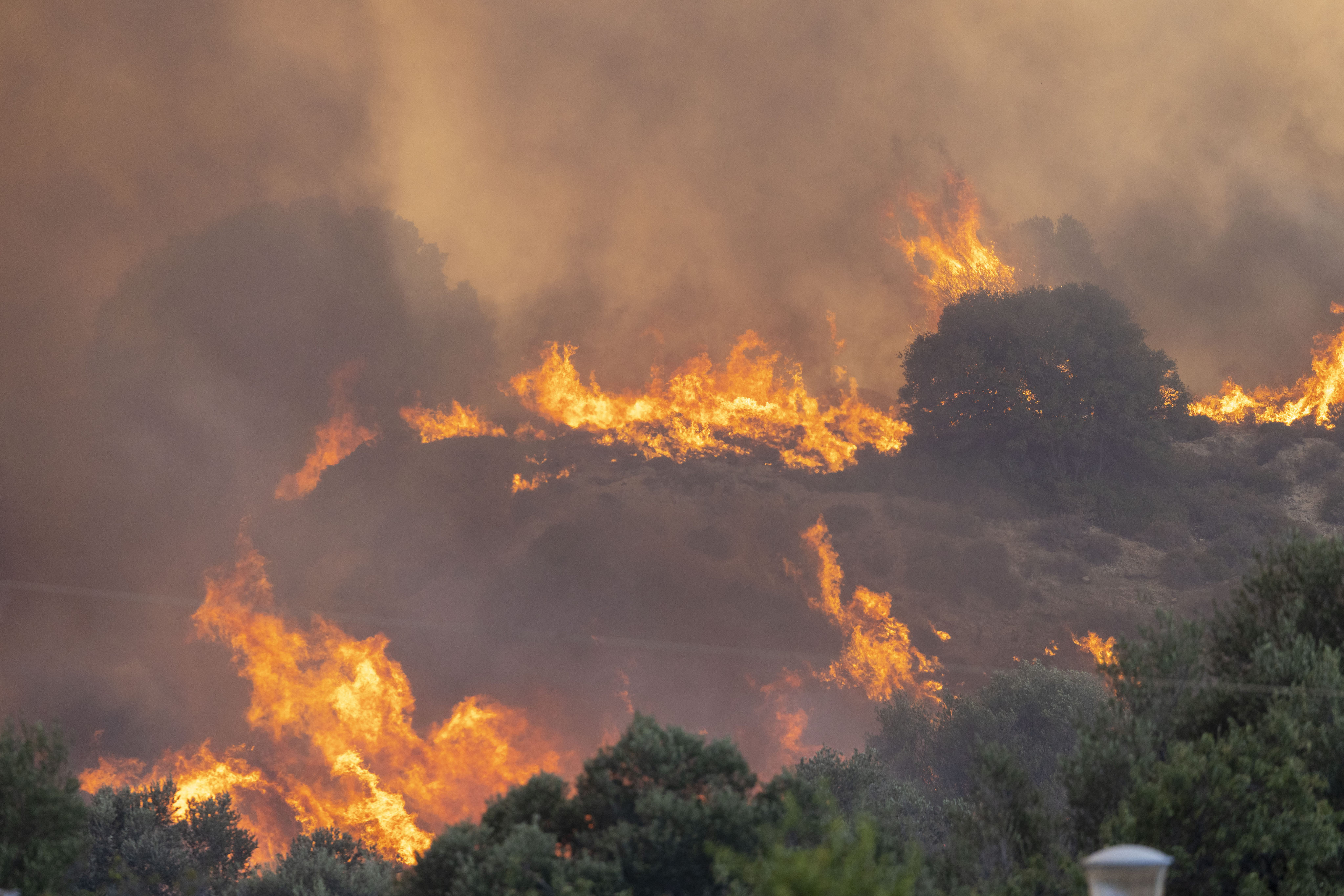 Greece is once again battling forest fires, after five weeks without rain. File photo: dpa