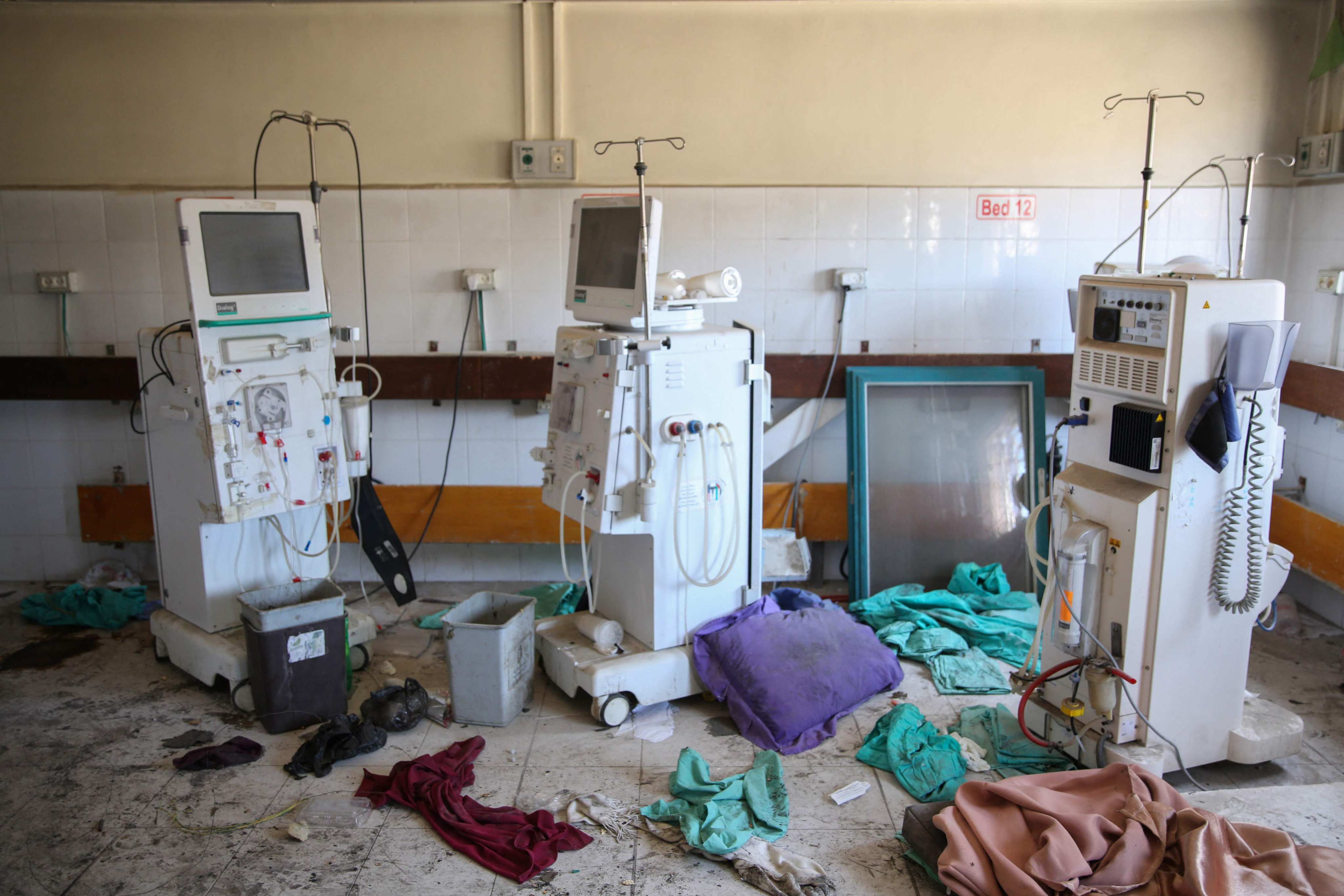 A destroyed dialysis unit is seen in Gaza’s devastated al-Shifa hospital last week after Israeli forces ended their siege of the facility. Photo: AFP