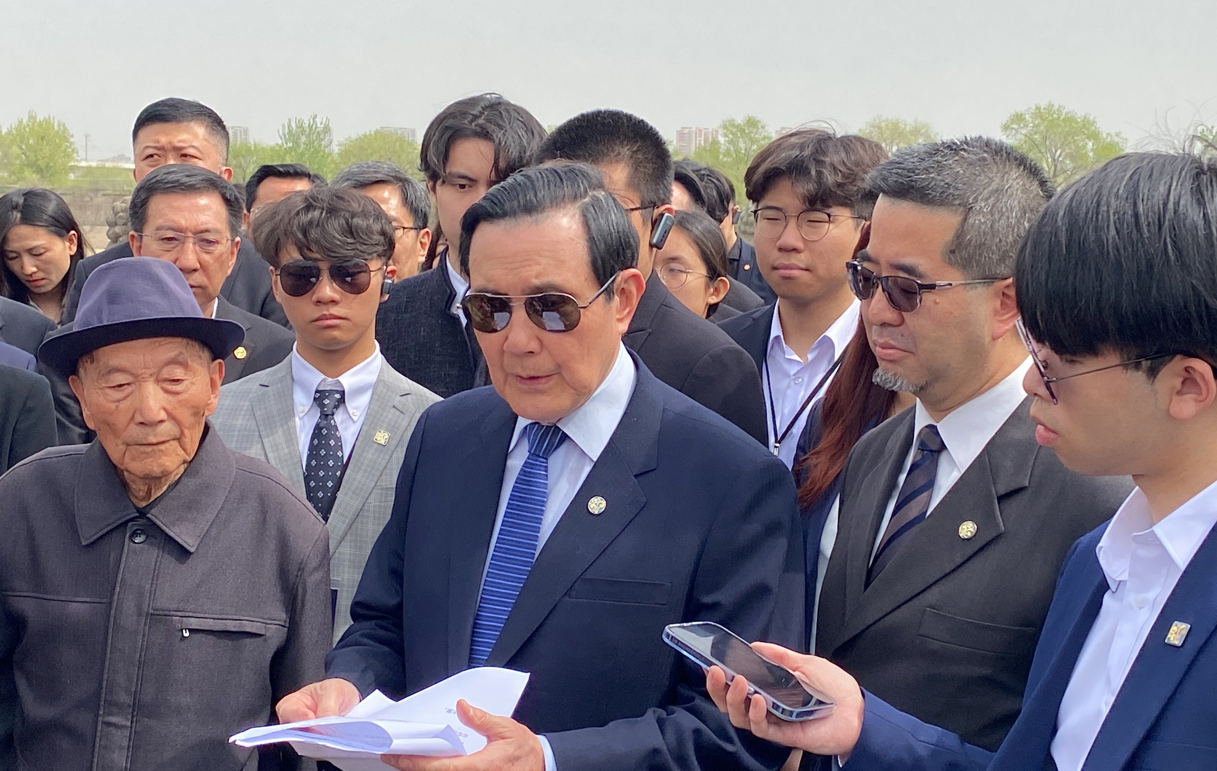 Former Taiwanese president Ma Ying-jeou calls on younger generations to learn the lessons of the past. Photo: CNA