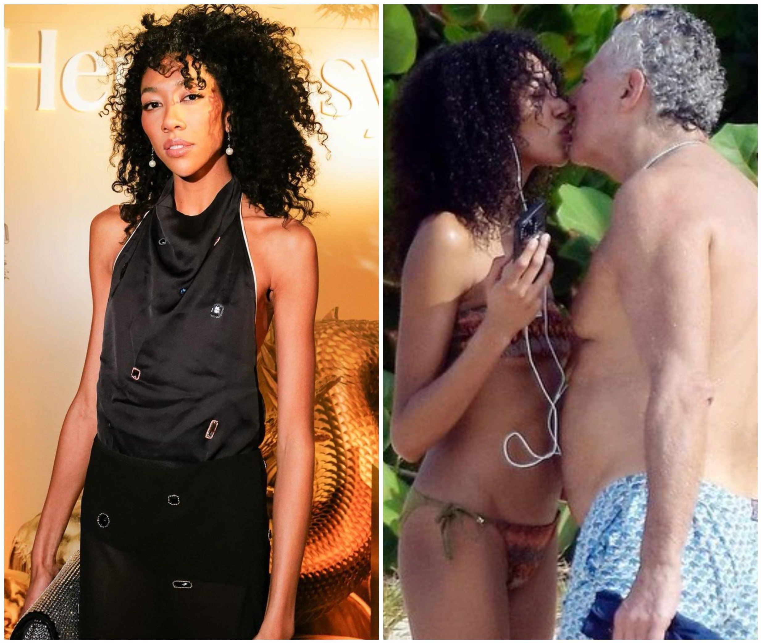 Aoki Lee Simmons was recently spotted on holiday kissing a 65-year-old New York restaurateur. Photos: @aokileesimmons, @koko.cbd/Instagram