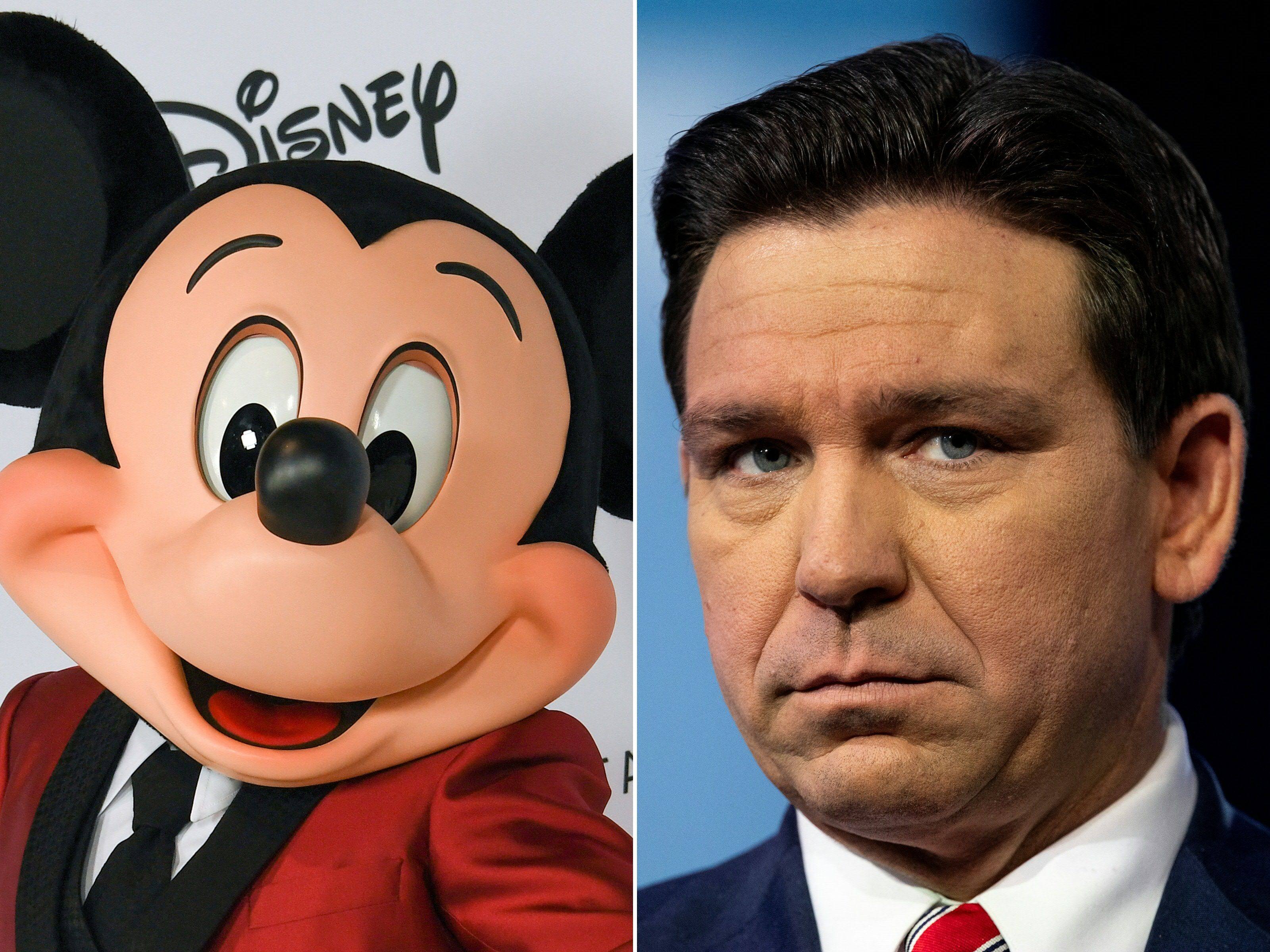 It is the latest development in a feud between Florida’s Governor Ron DeSantis and Disney. Photo: AFP