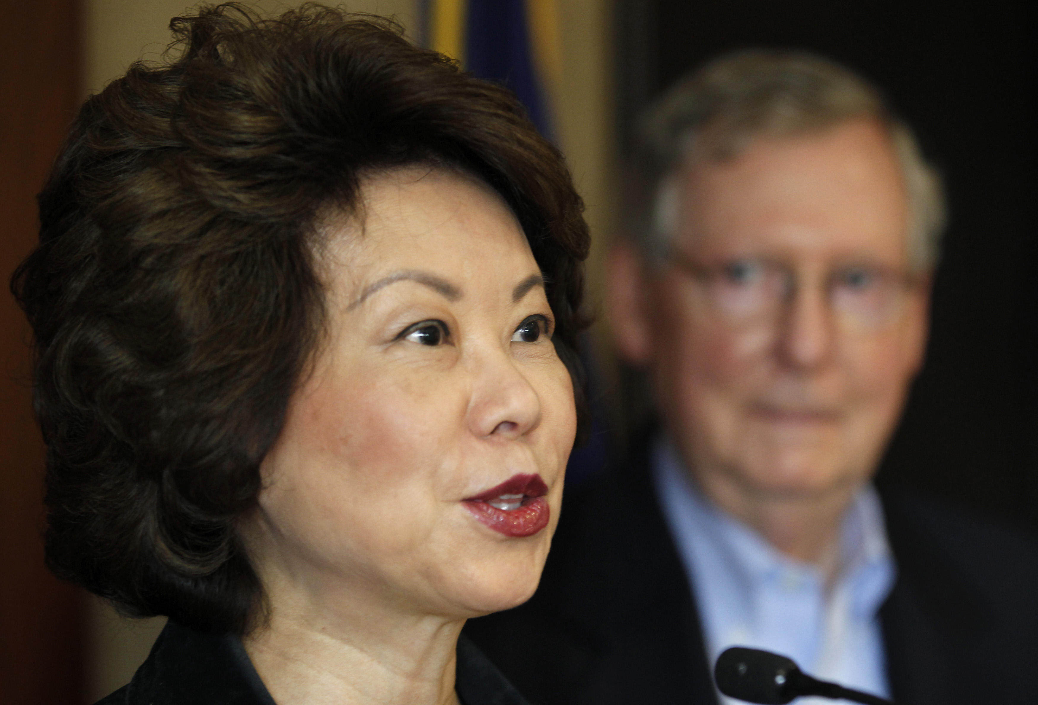 Elaine Chao served in the administrations of two former US presidents, George W. Bush and Donald Trump. Photo: @itsallrealitv/X