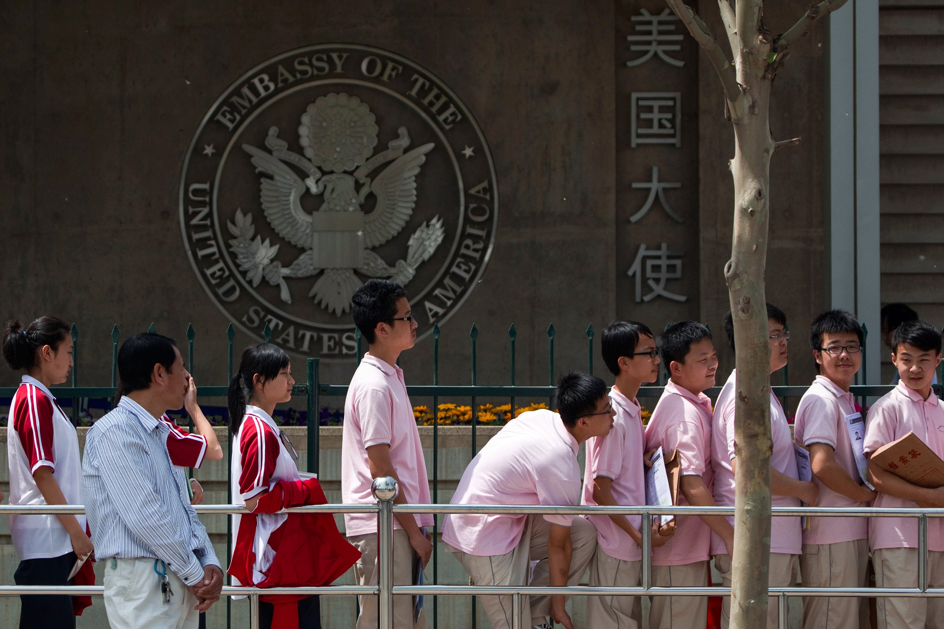 The Chinese embassy in the US has accused the American side of “unjustifiably” sending back nearly 300 Chinese citizens since July 2021, including more than 70 Chinese students that it says had legal and valid travel documents. Photo: AP