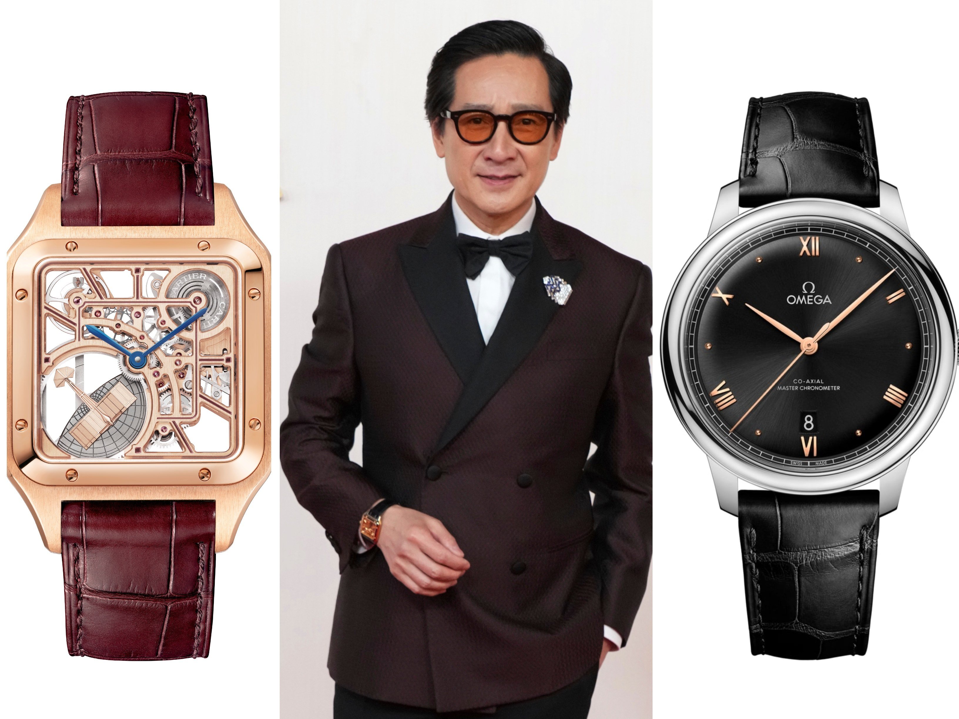 Academy Award winner Ke Huy Quan has been turning heads for the timepieces he dons at the red carpet. Photos: Getty Images/AP