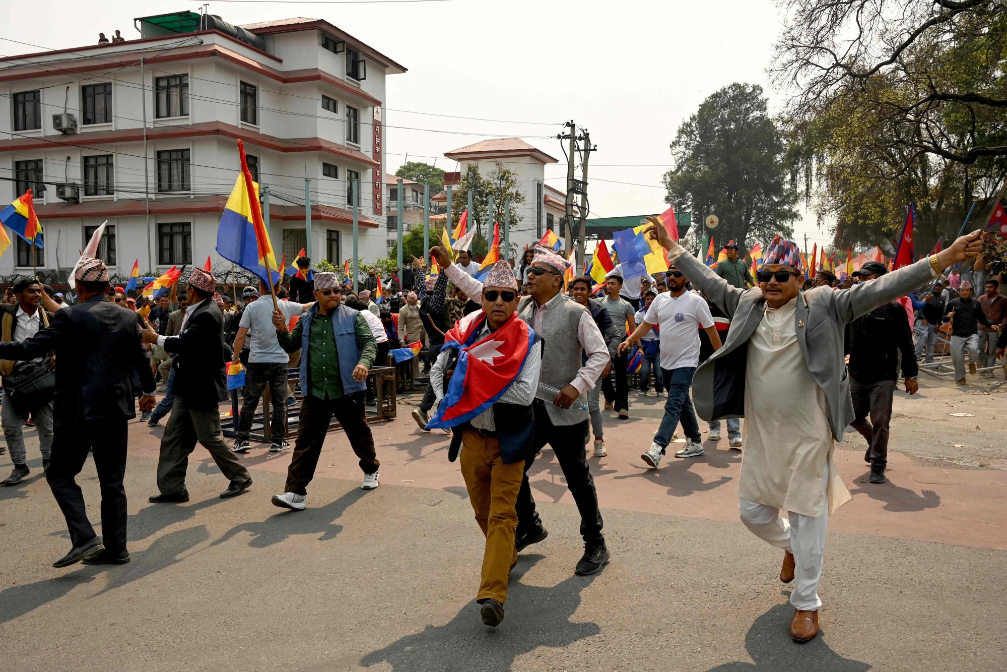 Nepal Protesters Demanding Restoration Of Monarchy, Return To Hindu 