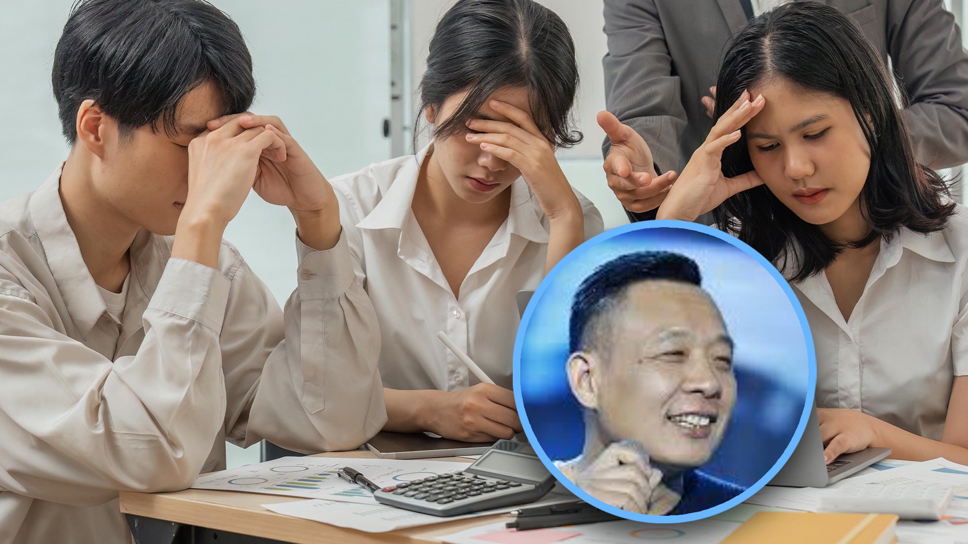 A retail tycoon in China has earned widespread praise after he told his staff they could take paid “unhappy leave” from work when they are down in the dumps. Photo: SCMP composite/Shutterstock/Weibo
