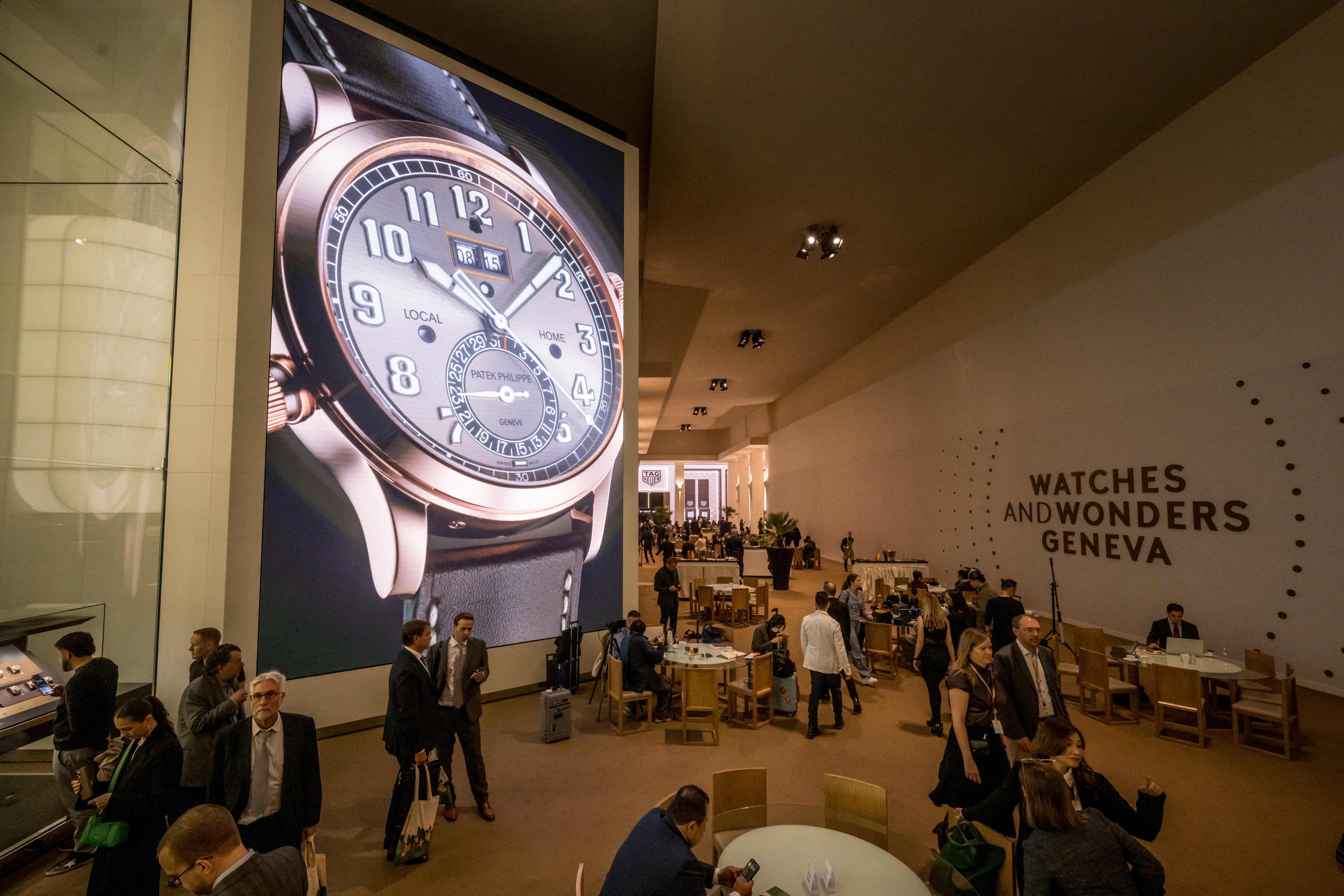 Watches and Wonders Geneva runs until April 15, with brands including Rolex, Patek Philippe, Cartier, Chopard, Hermès and Chanel. Photo: AFP