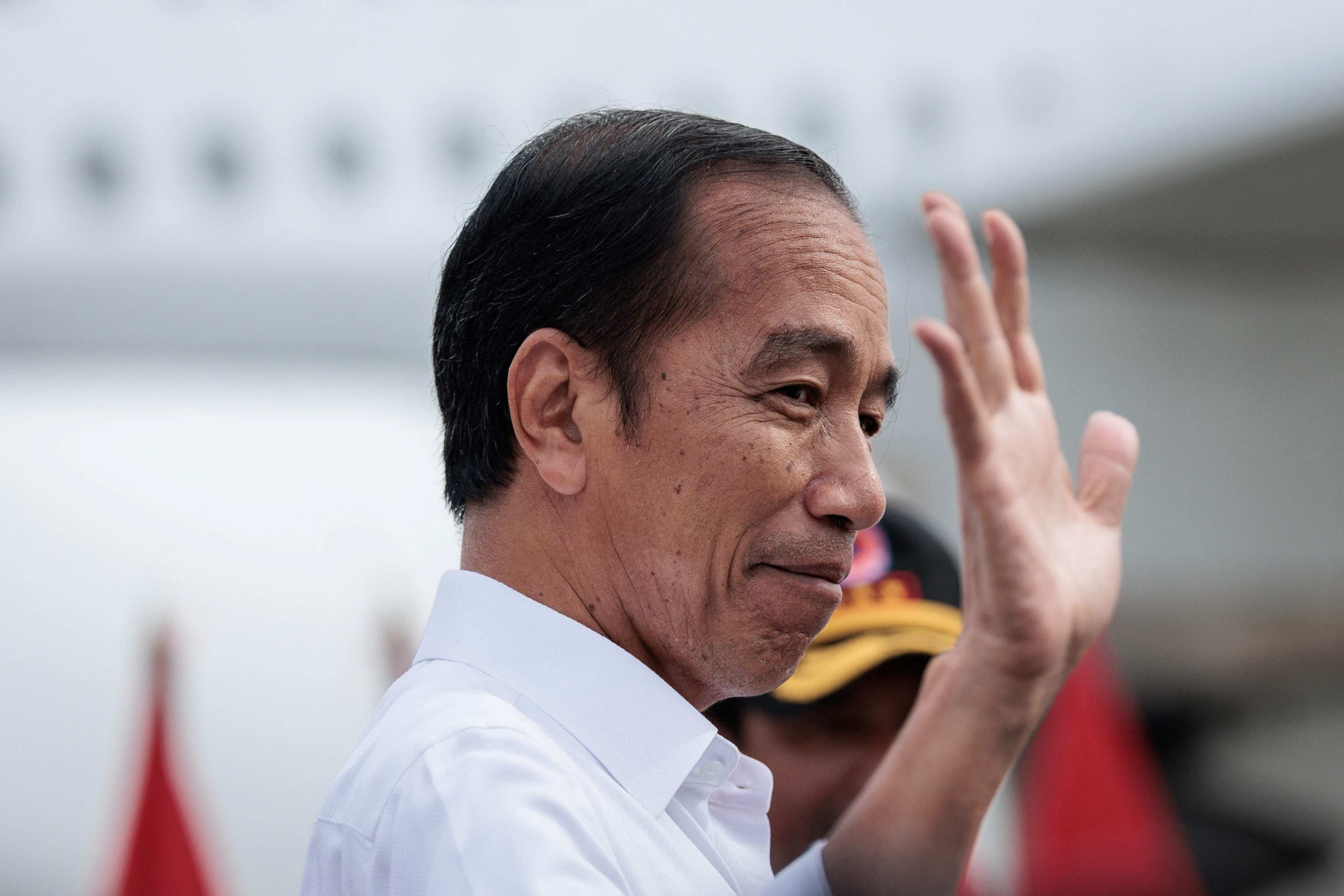 Indonesian President Joko Widodo’s social media posts welcoming the Eid holiday have instead provoked outrage for their use of an AI-generated image. Photo: AFP