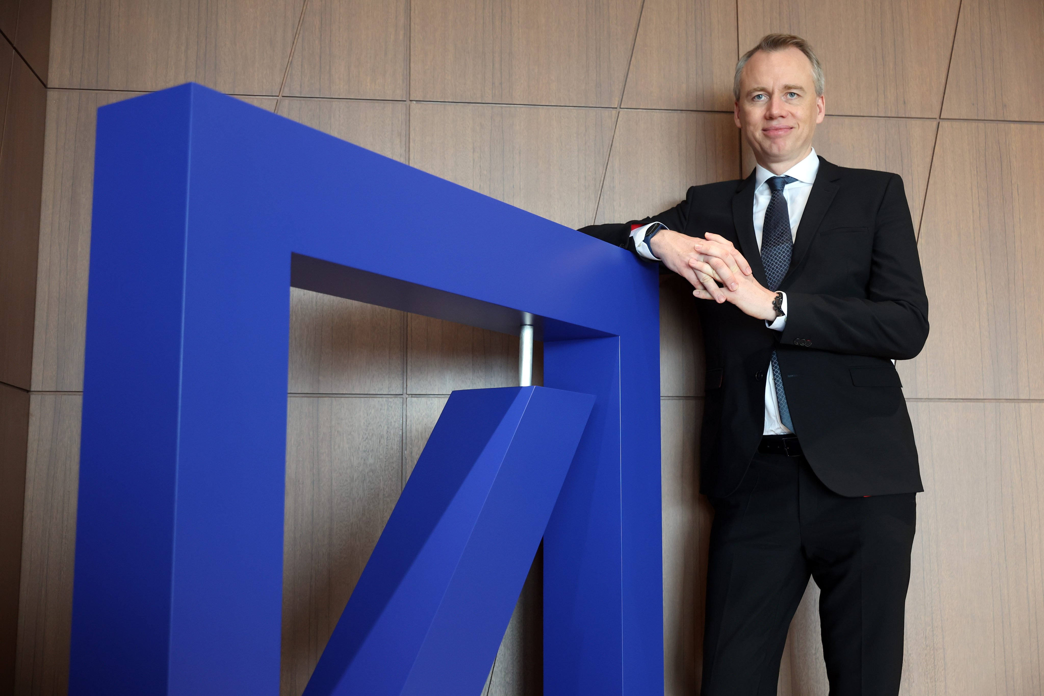 Alexander von zur Muehlen Deutsche Bank
CEO for Asia Pacific, Europe, Middle East & Africa, and Germany, poses for a picture at ICC in West Kowloon. Photo: Edmond So