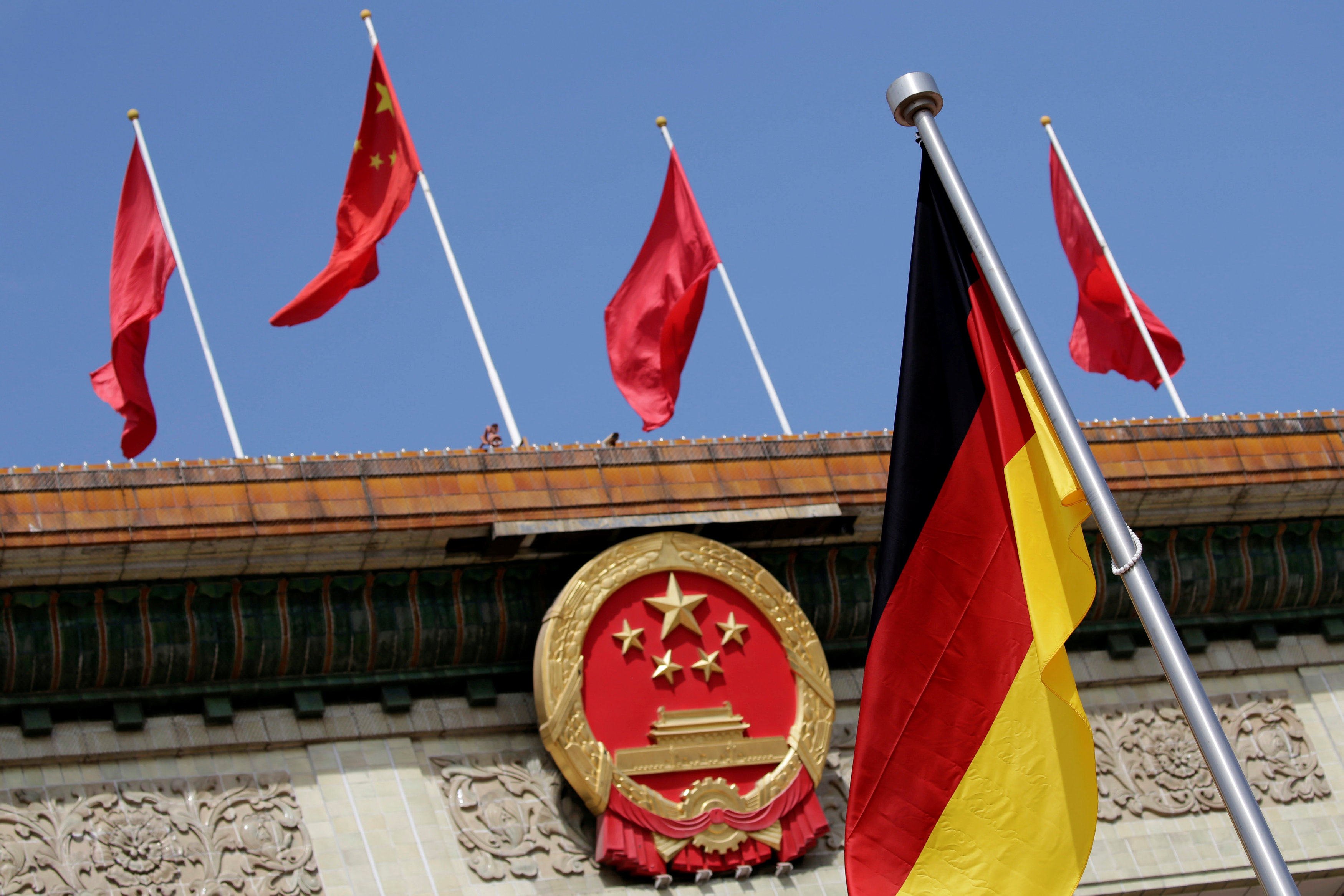 China has overtaken Germany in some exports, shifting trade balances and potentially contributing to higher tensions between the two countries. Photo: Reuters