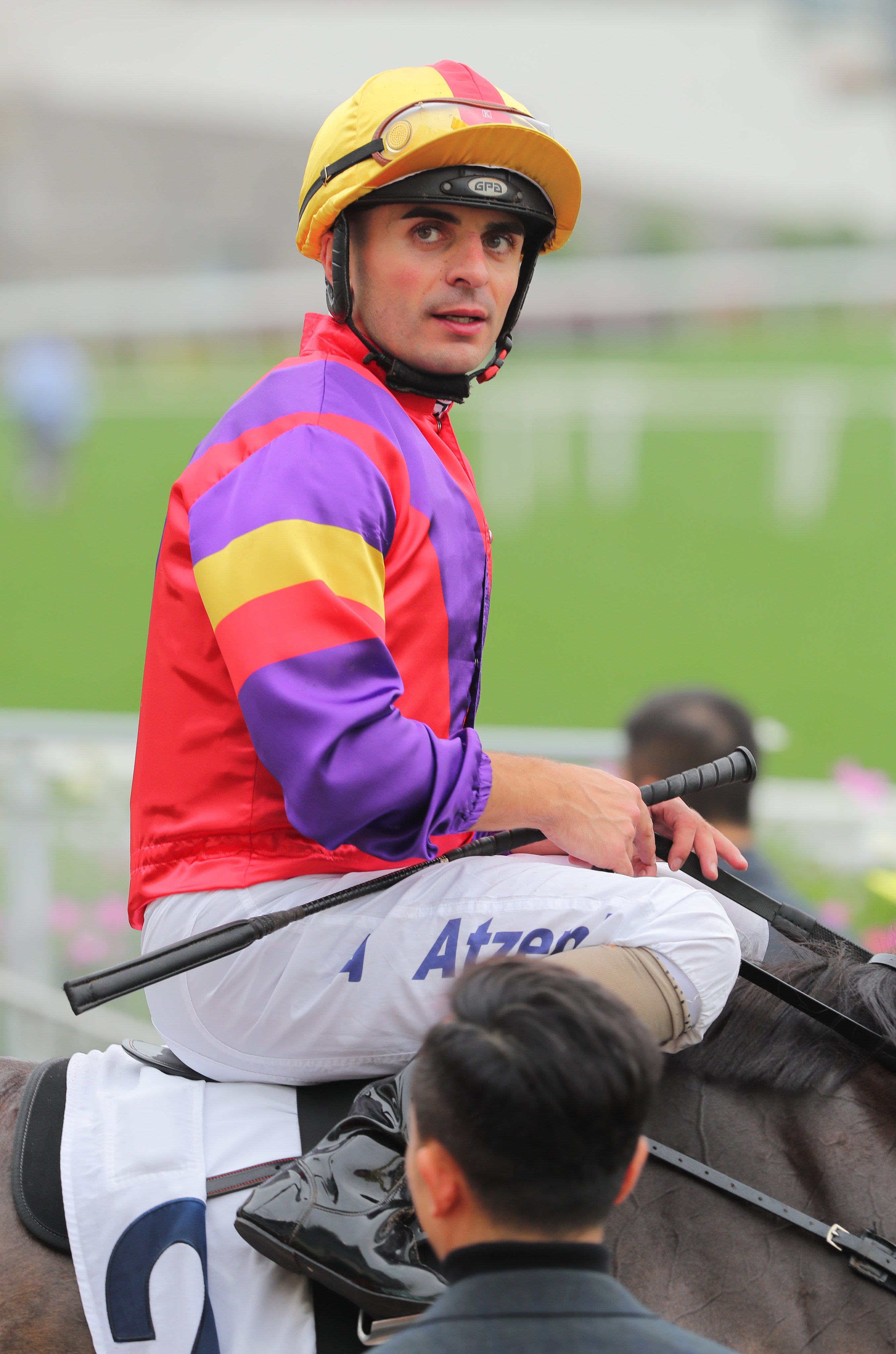 Jockey Andrea Atzeni. Photo: Kenneth Chan