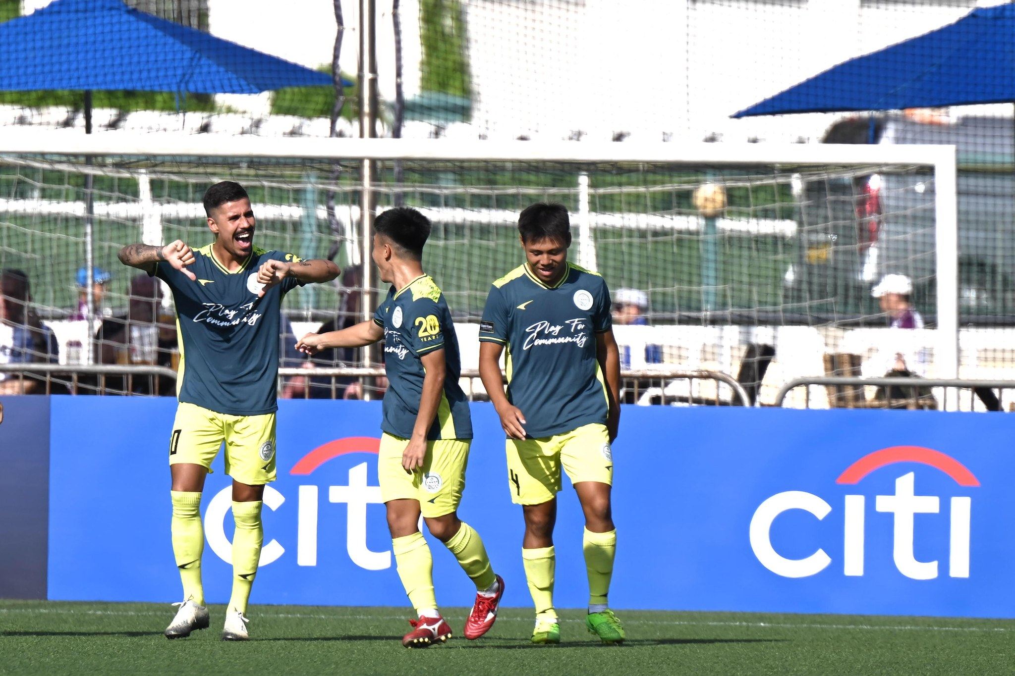 Tai Po will try to repeat last year’s heroics in the Soccer Sevens, but have a league match on the same day. Photo: HKFC Citi Soccer Sevens
