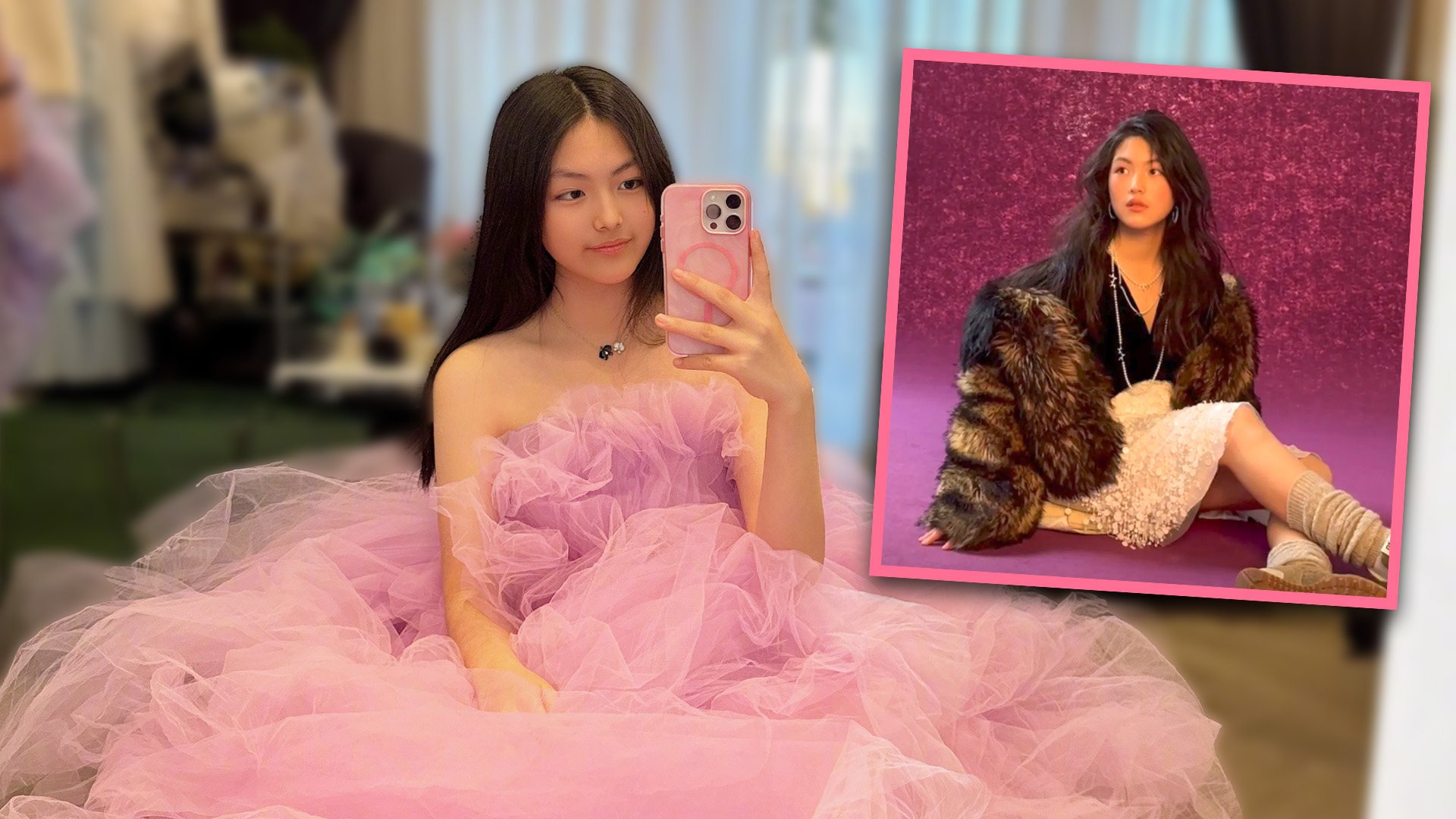 A famous former China television host and actress who flaunts her wealth by dressing her “princess” daughter head to toe in designer clothes has been slammed on mainland social media. Photo: SCMP composite/Weibo/Douyin