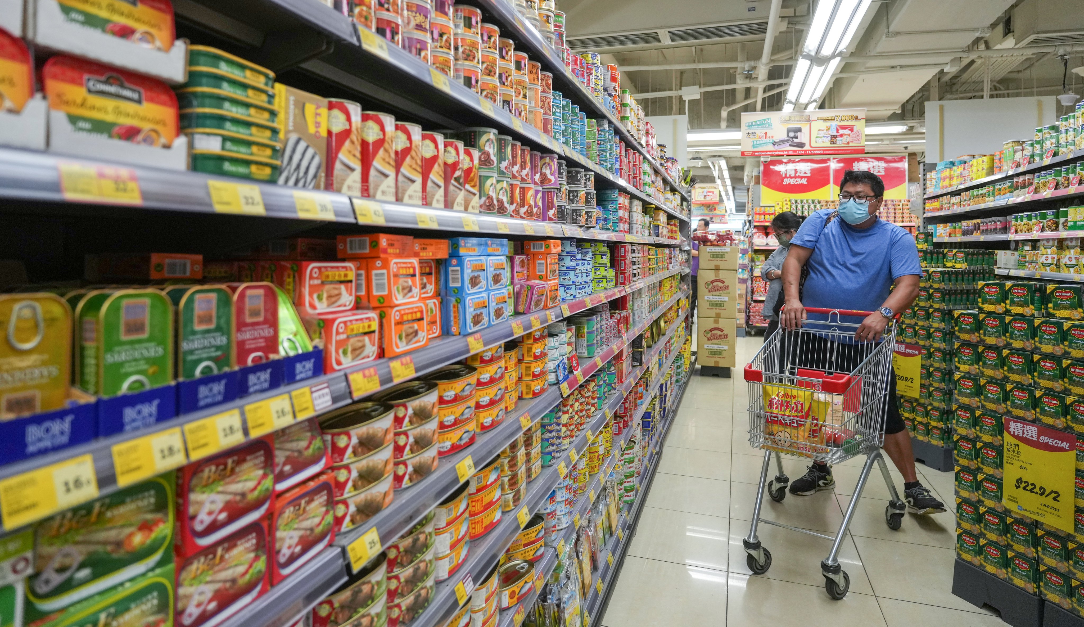 The Consumer Council has said last year’s increase was lower than in 2022 and that the price of some staples had stabilised since the Covid-19 pandemic. Photo: Sam Tsang