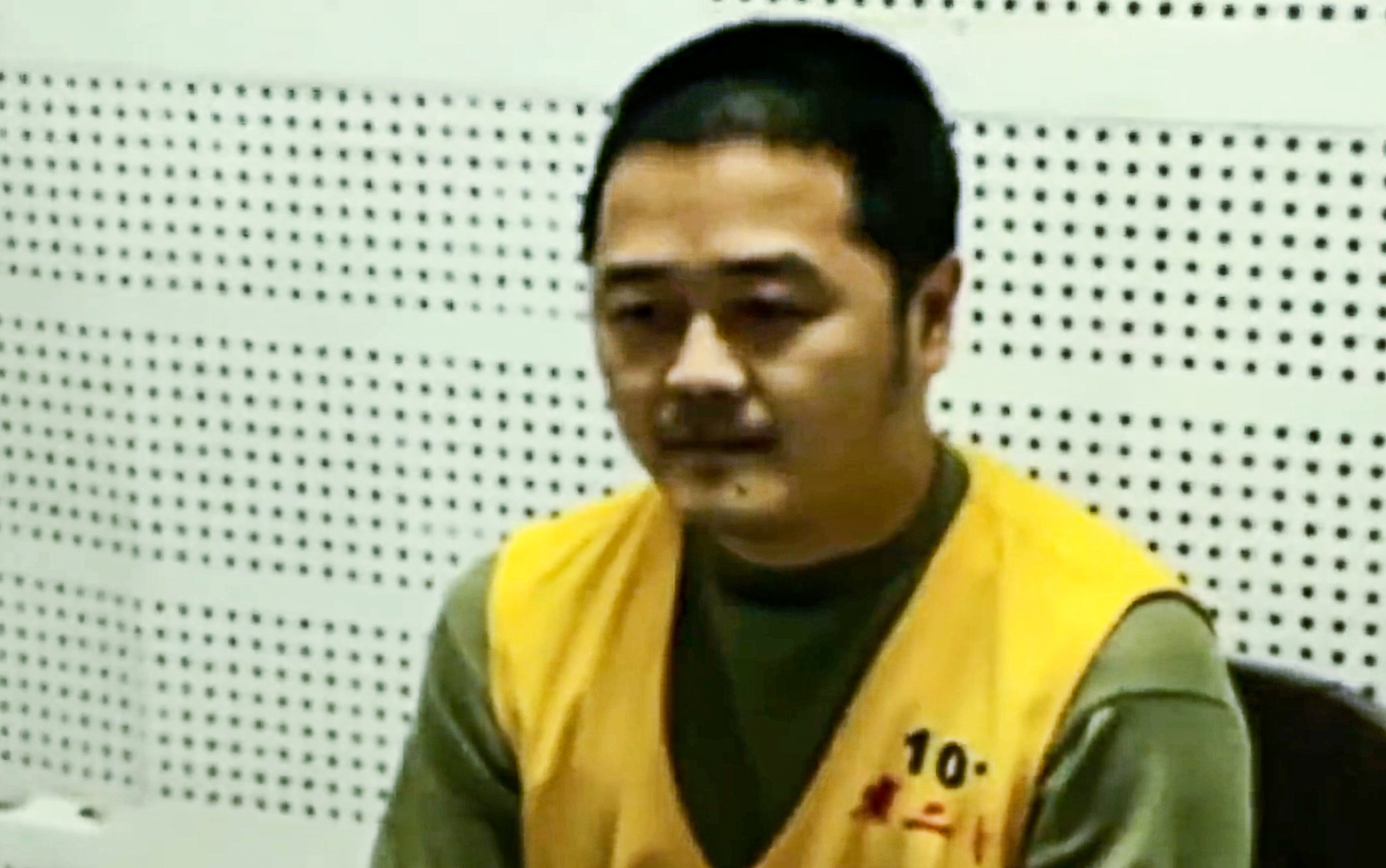 Huang Yu’s case featured in a government-produced documentary aired on state television. Photo: CCTV