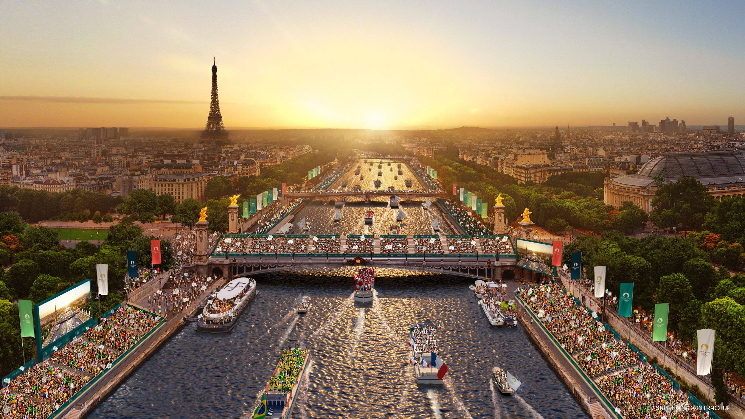 Paris’ opening ceremony could move to the Trocadero building or Stade de France. Photo: AFP
