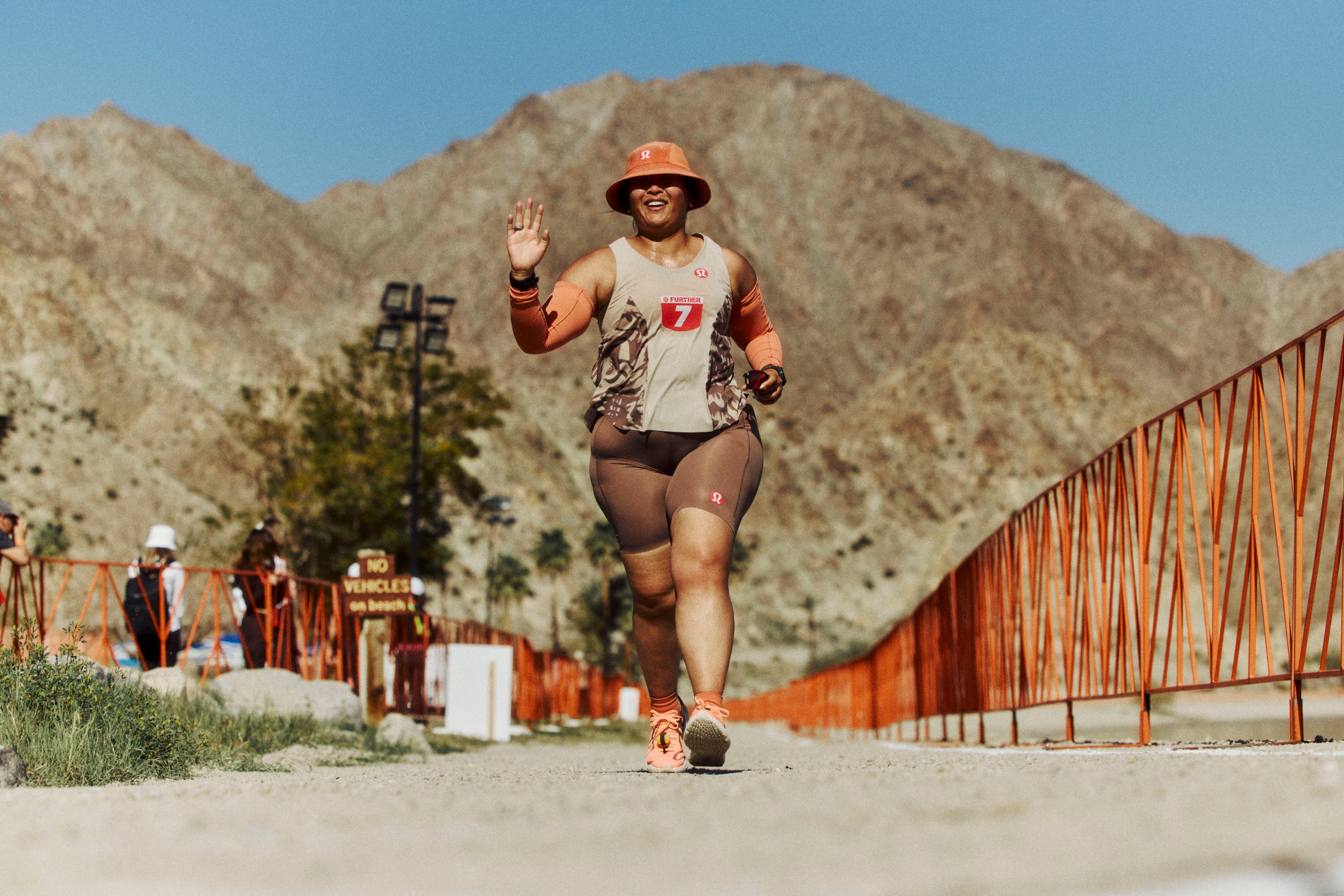 Hong Kong’s Vriko Kwok at Further, which backed 10 female athletes from around the world to run their farthest distance over six days. Photo: Lululemon