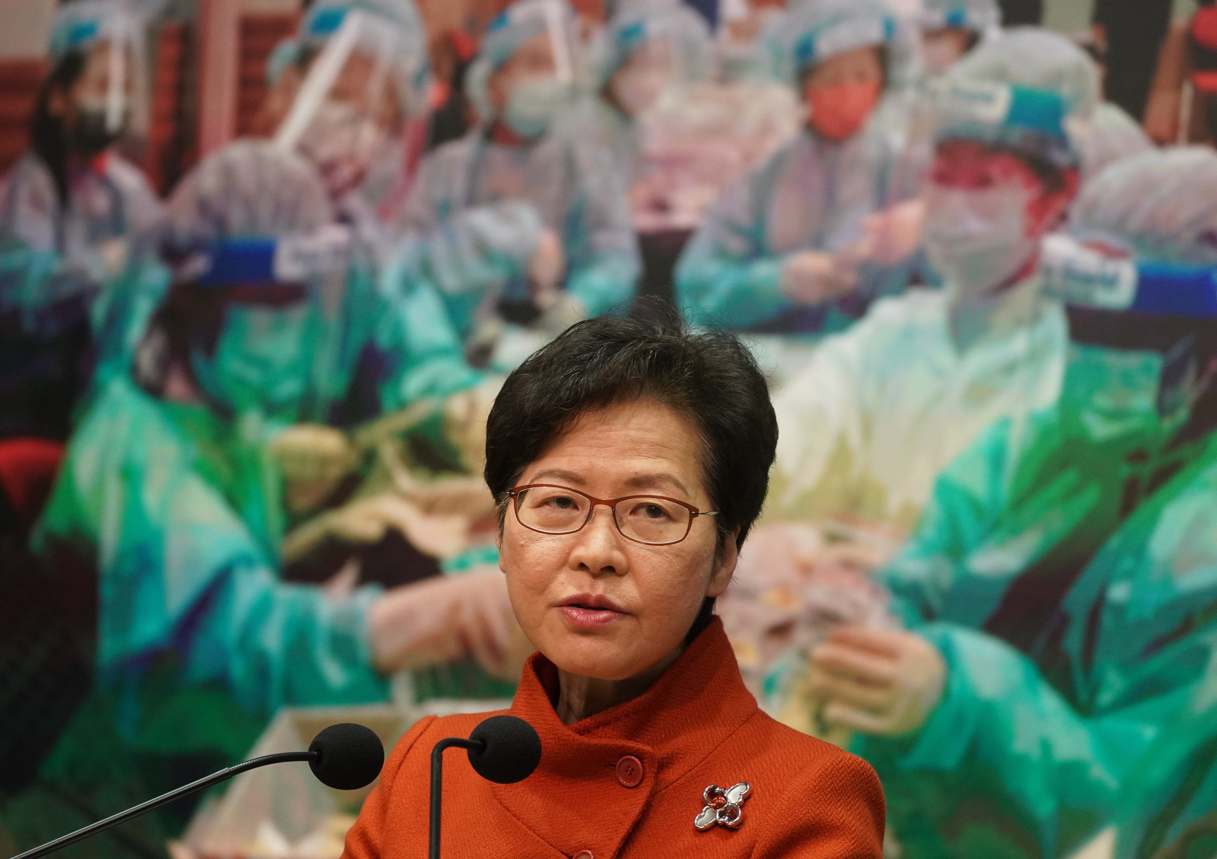 Carrie Lam’s five-year term as chief executive ended in 2022. Photo: Robert Ng