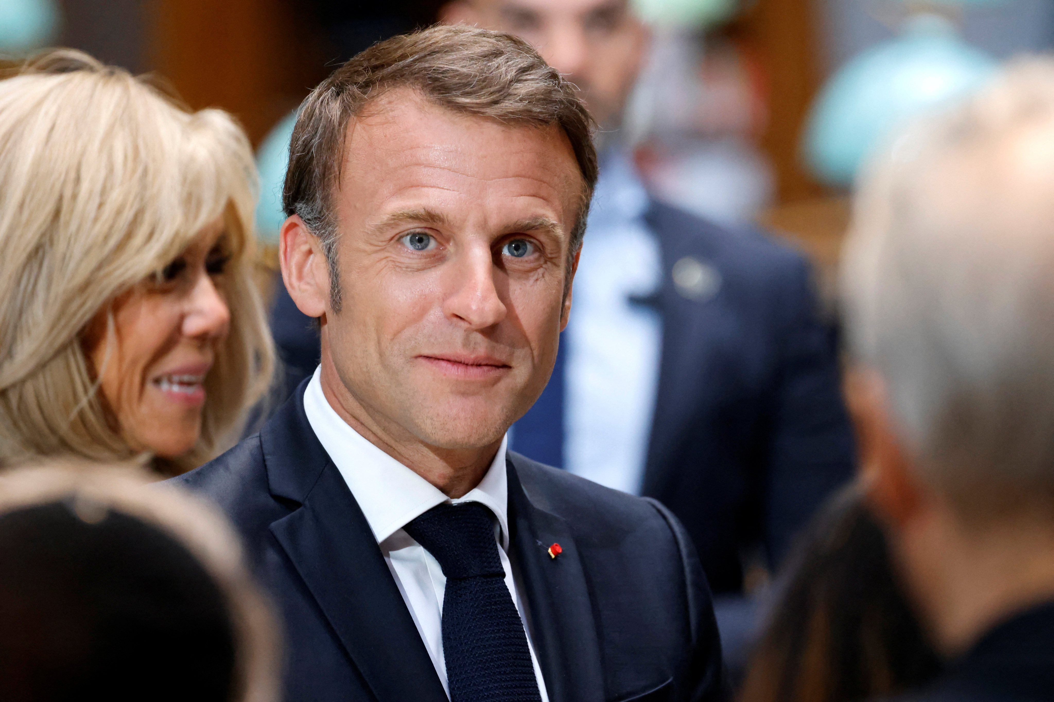 French President Emmanuel Macron wants to involve many of his country’s partners in the quest for an Olympic truce. Photo: Pool via Reuters 