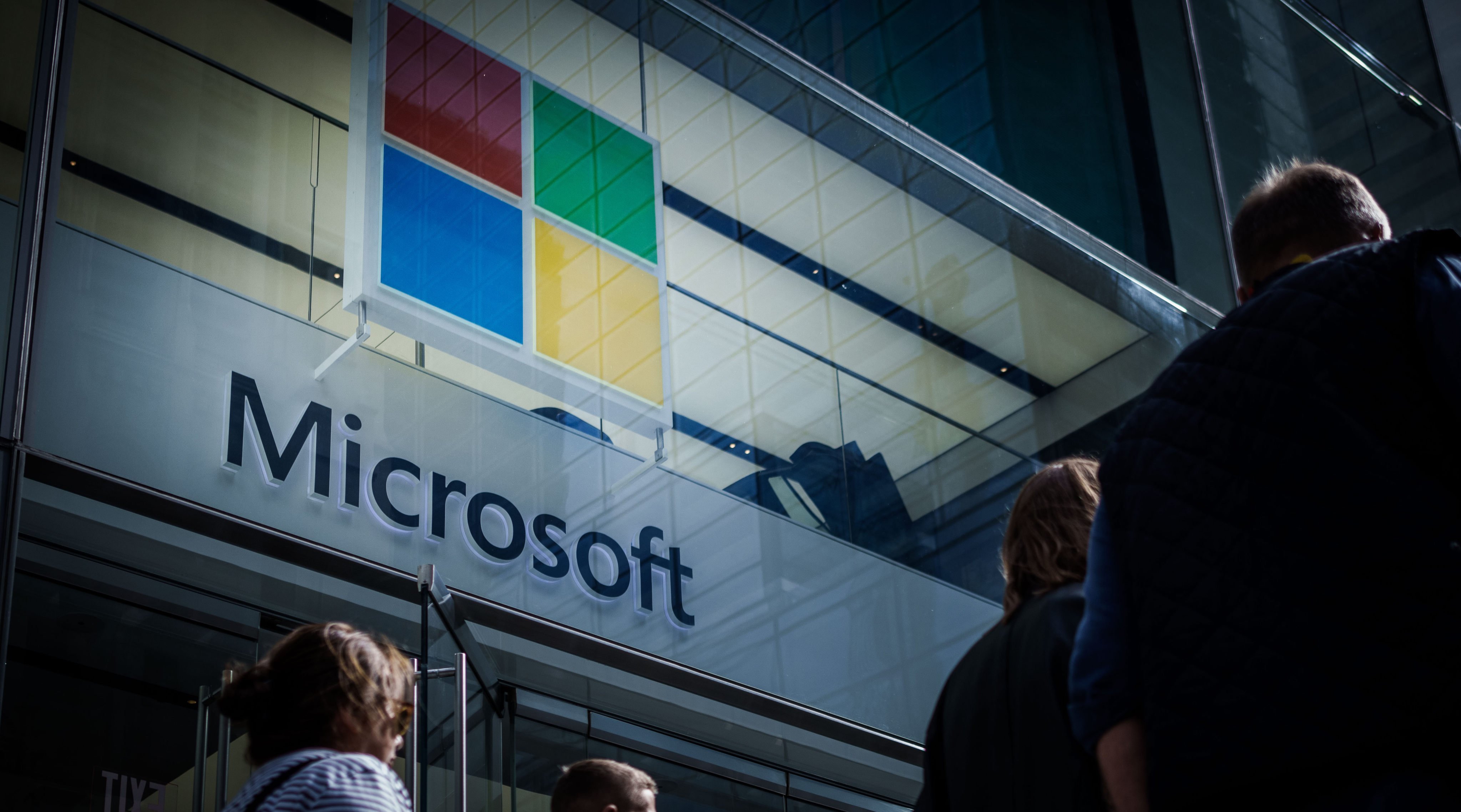 The Microsoft logo is seen in New York on September 16, 2023. Photo: dpa