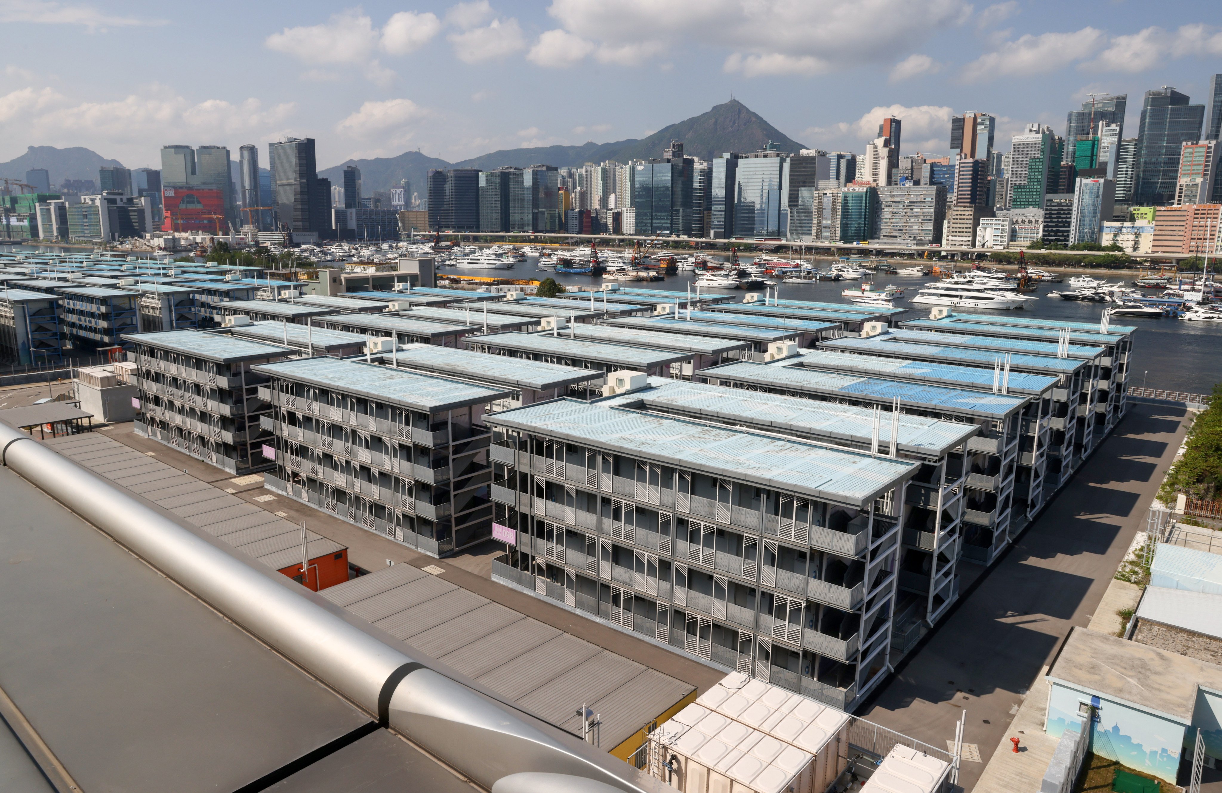 The former Kai Tak Covid-19 quarantine centre could become a centre for the arts, a minister says. Photo: Yik Yeung-man