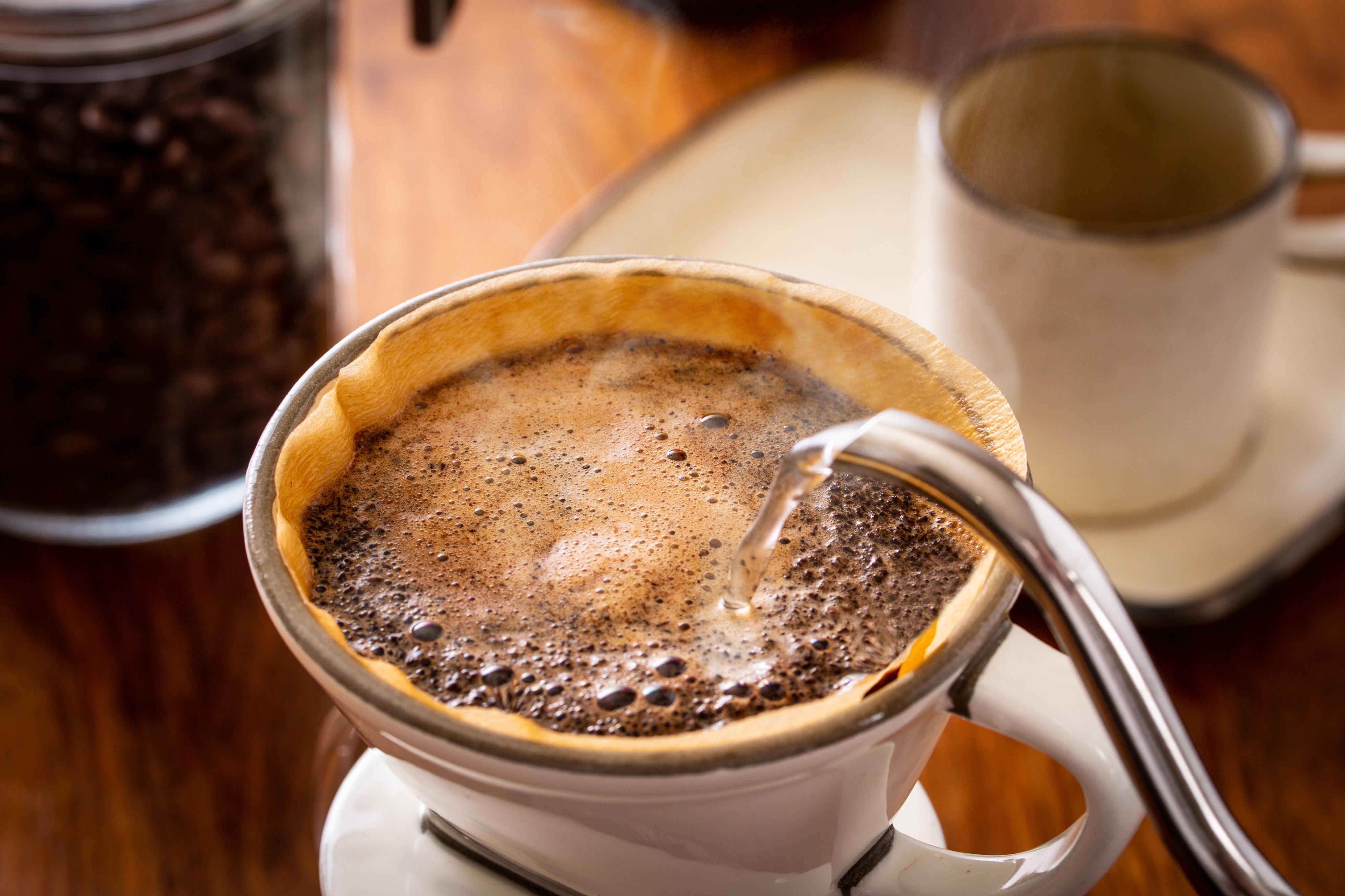 brew drip coffee on the table. Photo: Shutterstock Images