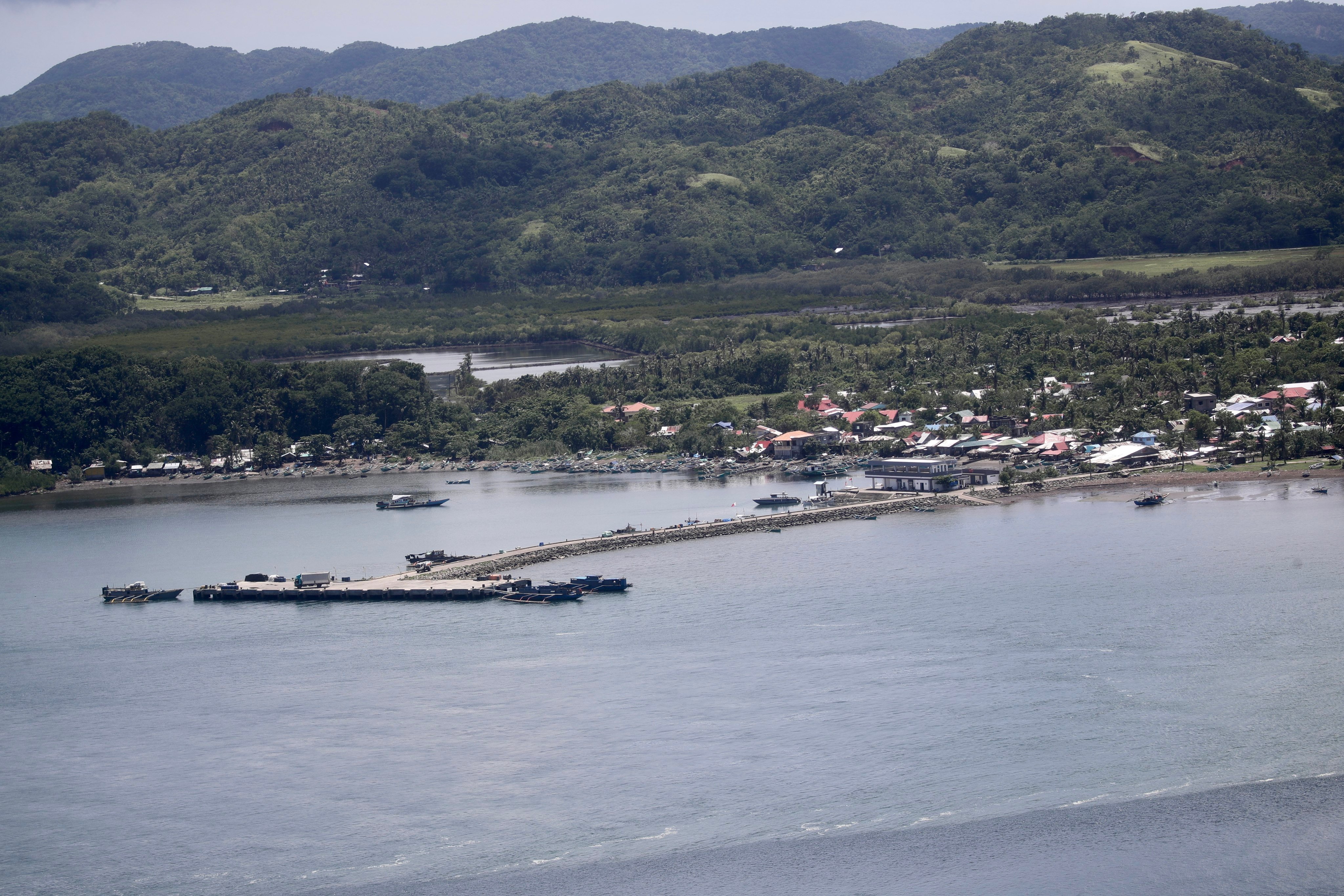 An aerial view of a naval base in the town of Santa Ana, Cagayan province, the Philippines, in September 2023. Photo: EPA-EFE