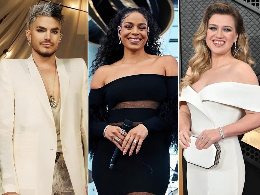 Adam Lambert, Jordin Sparks and Kelly Clarkson are all American Idol alumni – but who among them is the richest? Photos: @adamlambert, @jordinsparks/Instagram; Getty Images