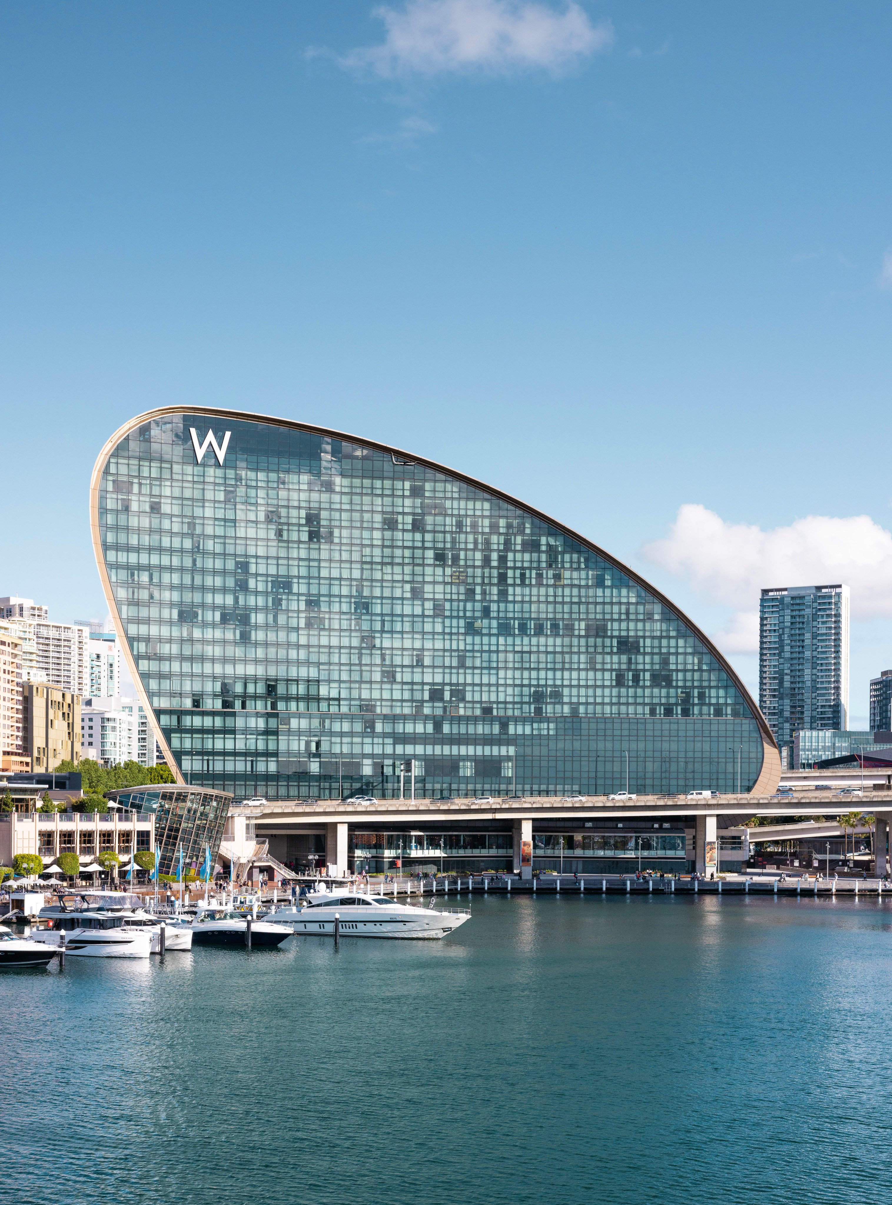 The new W hotel in Sydney’s Darling Harbour – the largest W in the world – will have you falling in love with the city again. Photos: Handout