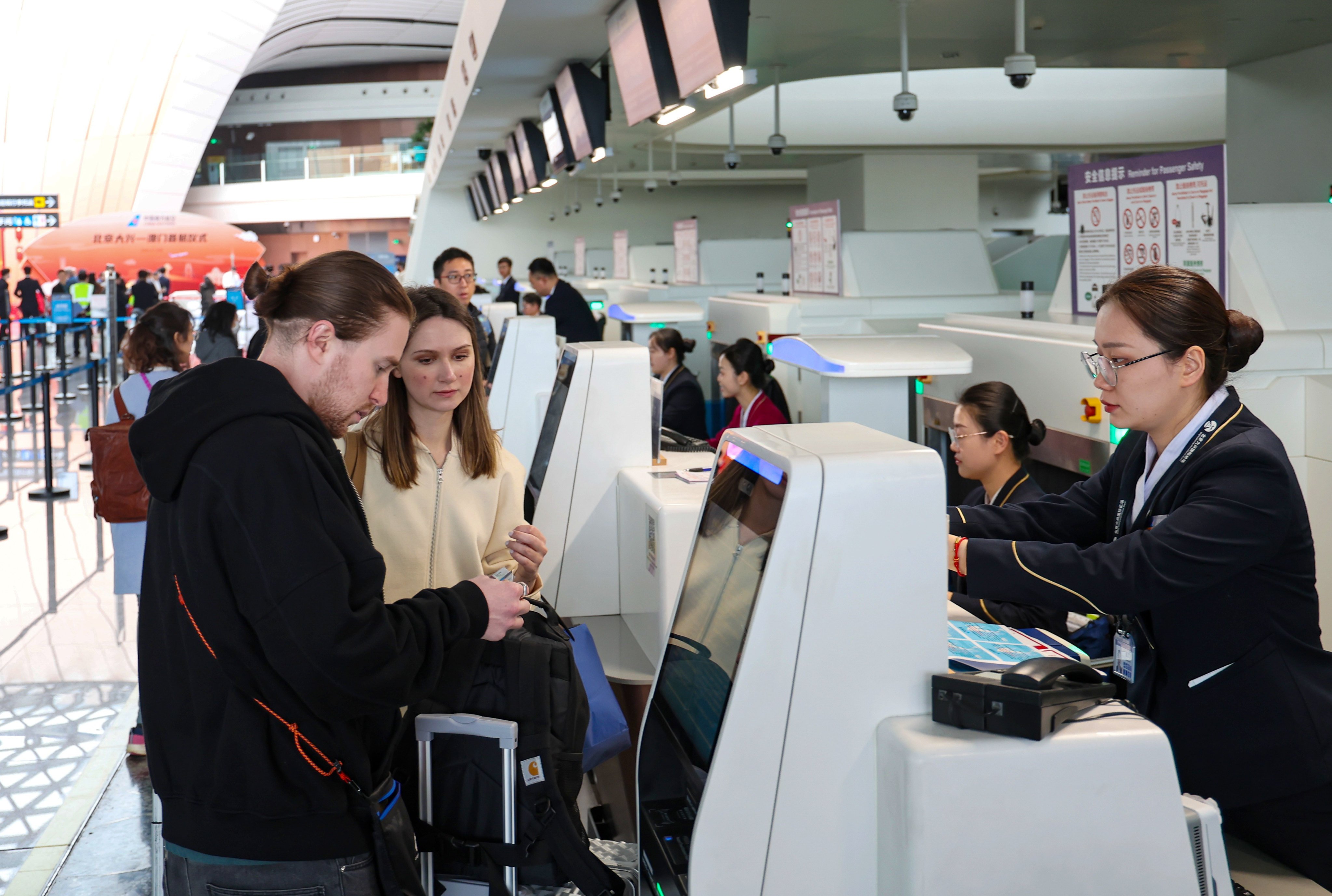 China’s immigration agency issued nearly 450,000 visas for foreigners in the first quarter of 2024, up 118.8 per cent year on year. Photo: VCG via Getty Images