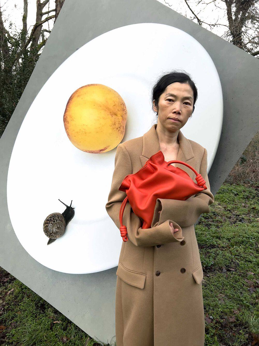 Koo Jeong-a, who was photographed for Loewe’s autumn/winter 2023 campaign and is the artist behind South Korea’s pavilion at the 2024 Venice Biennale, talks about the process behind the art. Photo: Juergen Teller
