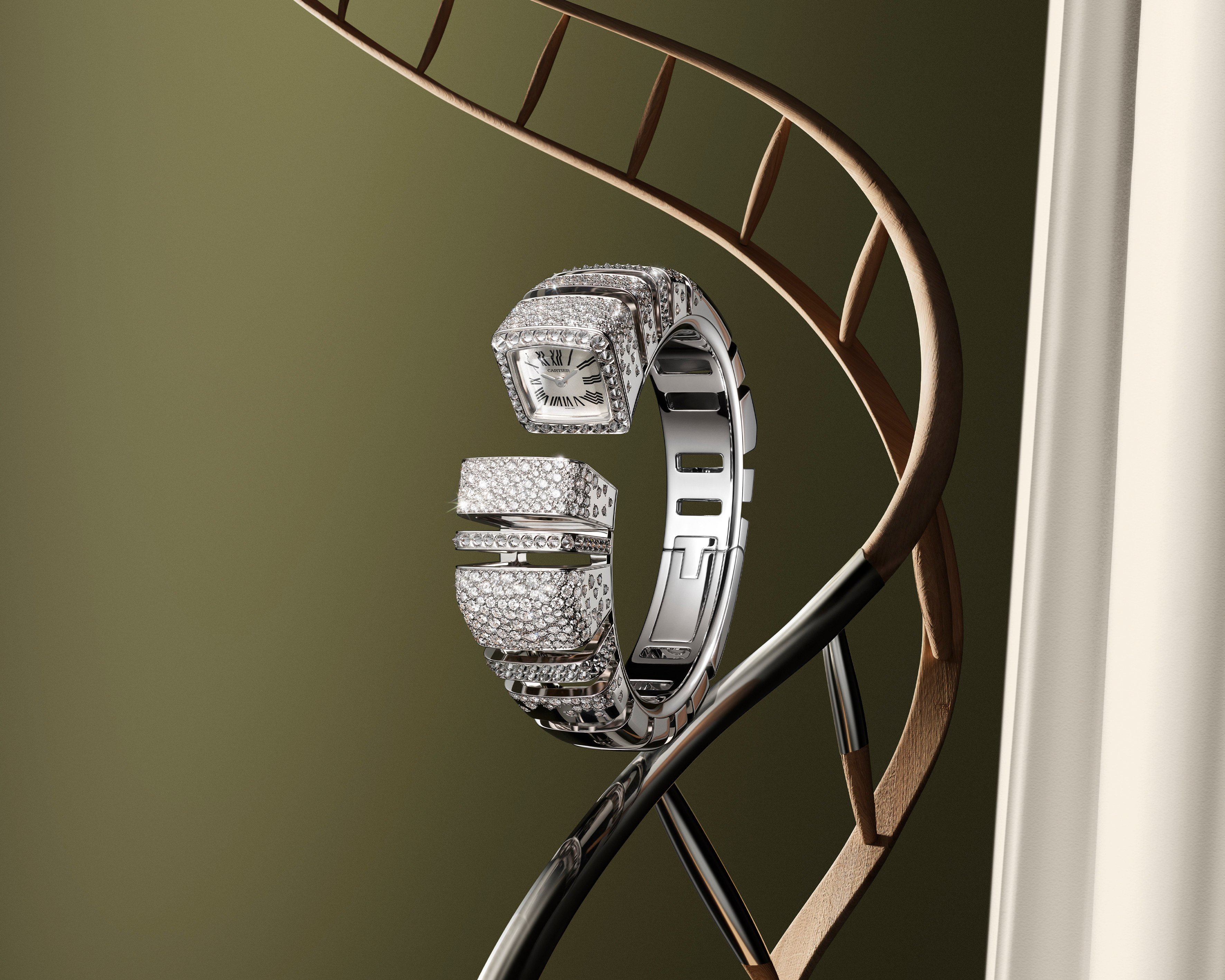 The Reflection de Cartier was among the French jeweller’s showpieces at Watches and Wonders. Photo: Handout
