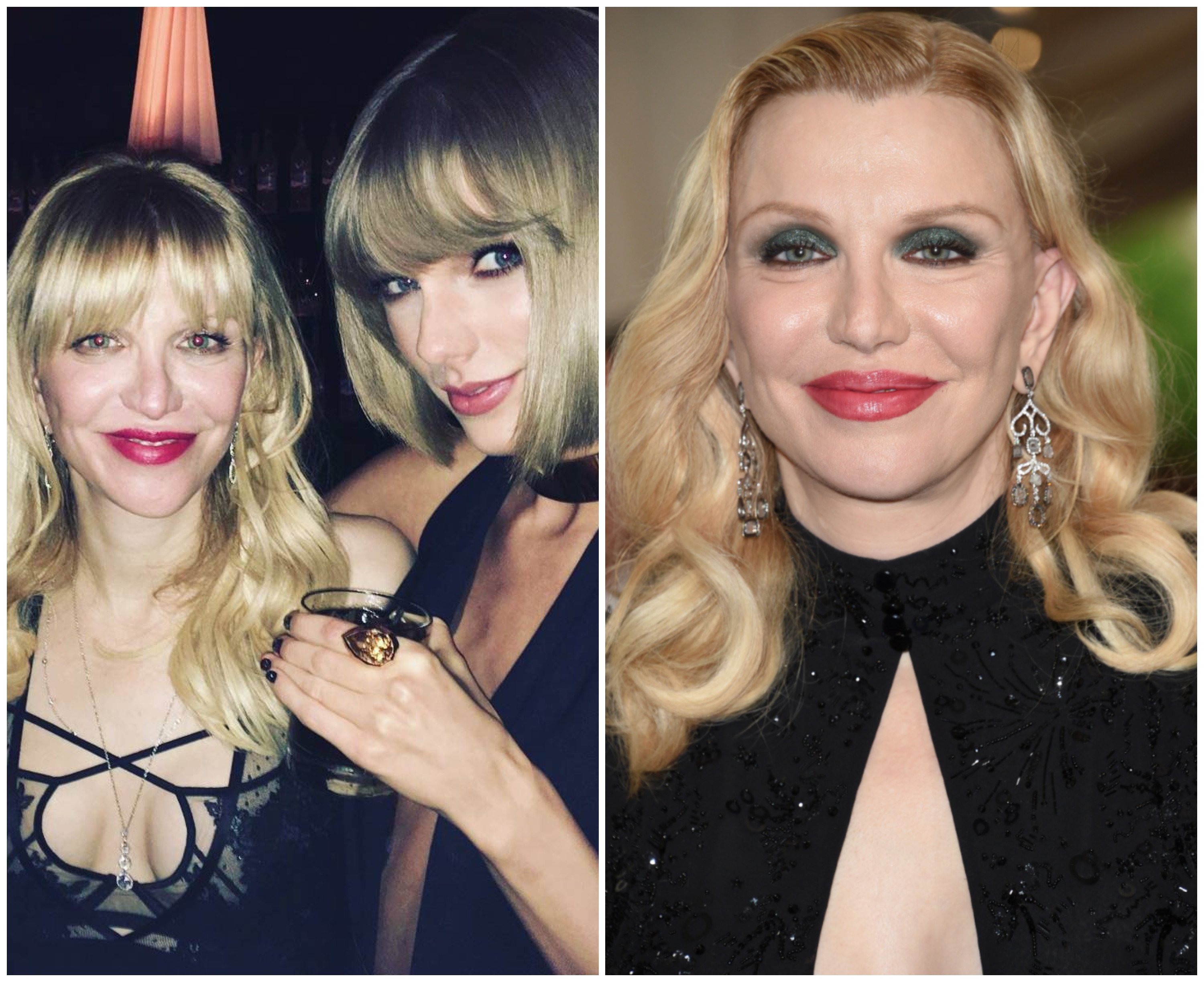 No-filter Courtney Love has criticised Taylor Swift, Beyoncé, Madonna and Lana Del Rey – but what did she say about Britney Spears’ dad? Photos: Courtney Love/Facebook, AP