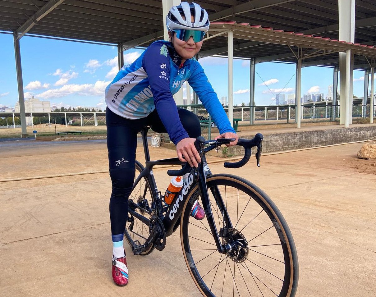 Ceci Lee is trying to conquer the worry suppressing her natural cycling talent.
Photo: Instagram/_ceci_lee