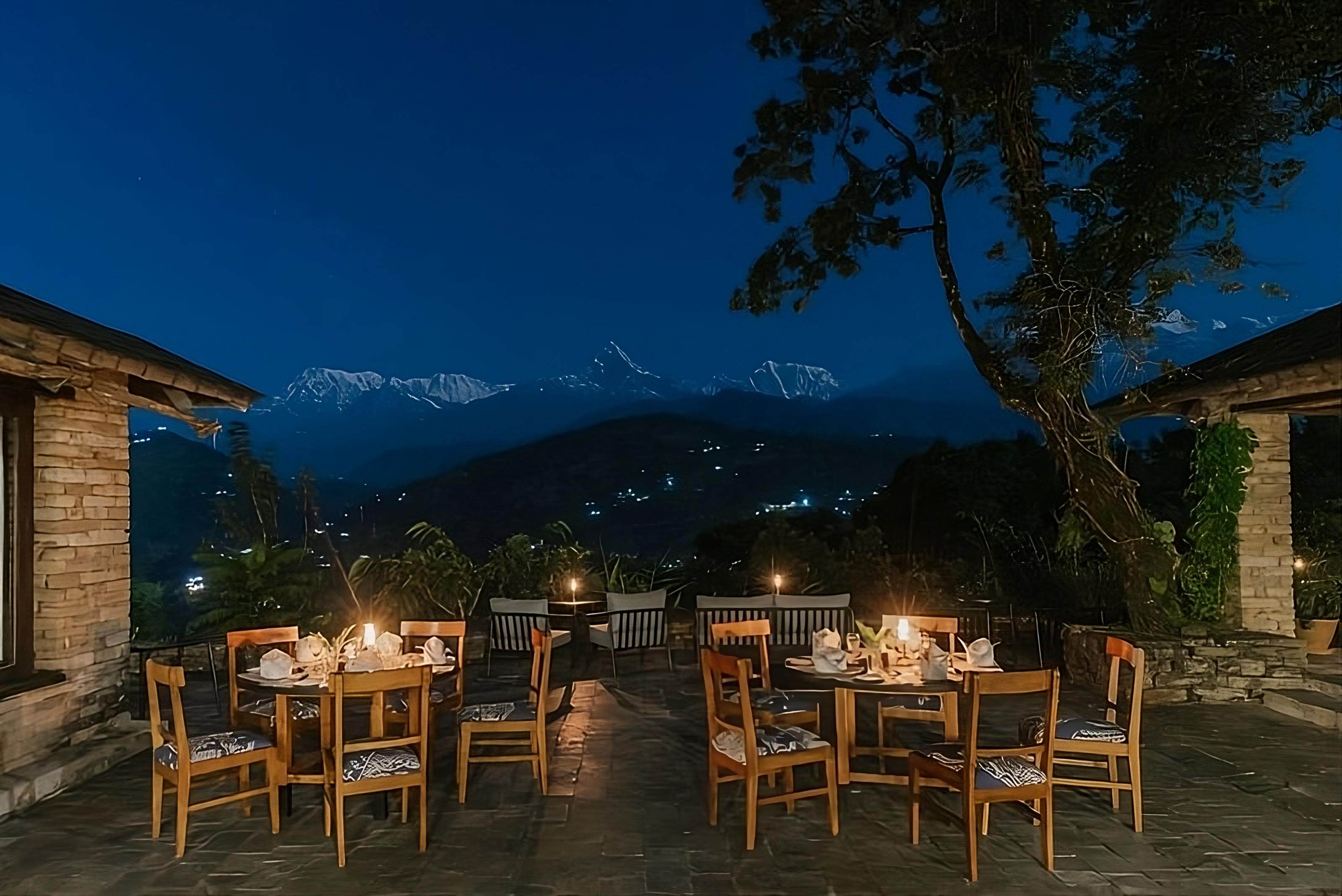 Tiger Mountain Pokhara Lodge, overlooking the magnificent fishtail-like Mount Machhapuchchhrethe, opened along a route that Britain’s King Charles trekked in the 1980s. Photo: Handout