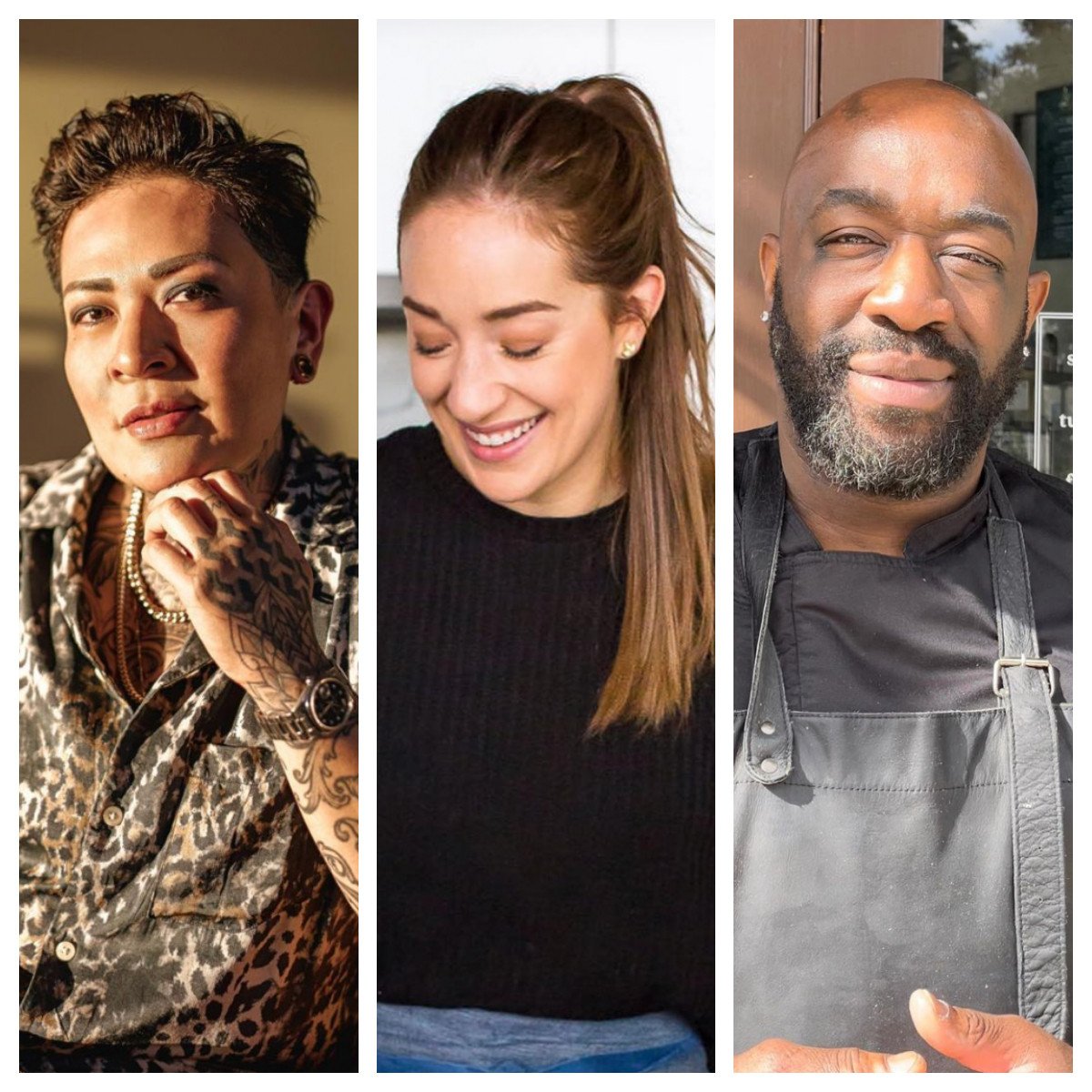 Khristianne Uy, Kelly Ruben and Kenny Gilbert are private chefs to the stars – and famous in their own right. Photos: @chefk; @diningbykelly, @silkiesjax/Instagram