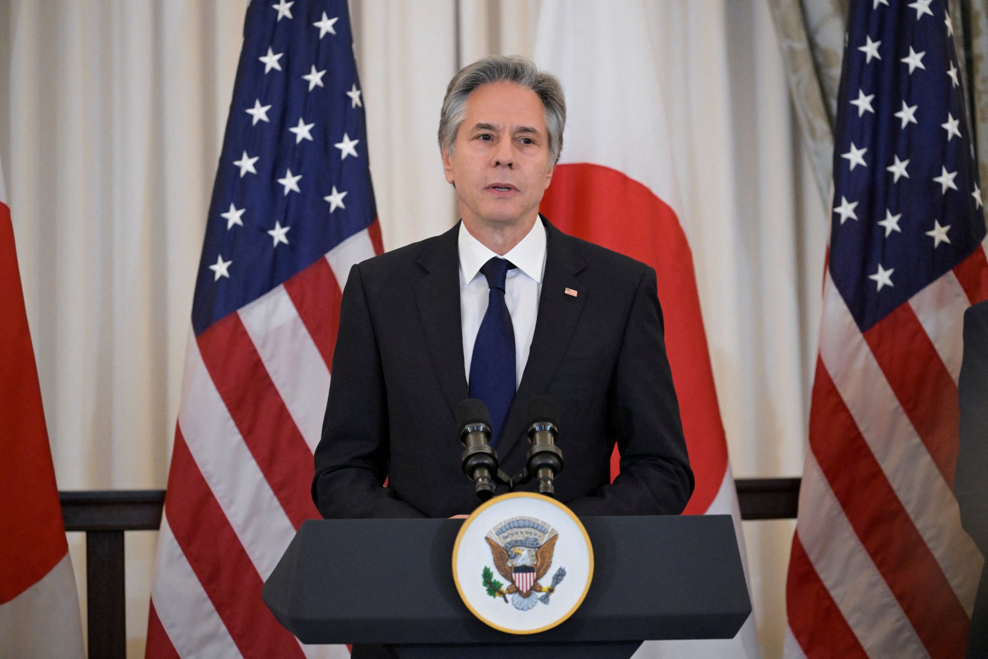 US Secretary of State Antony Blinken has mentioned visa restrictions on certain officials. Photo: Reuters