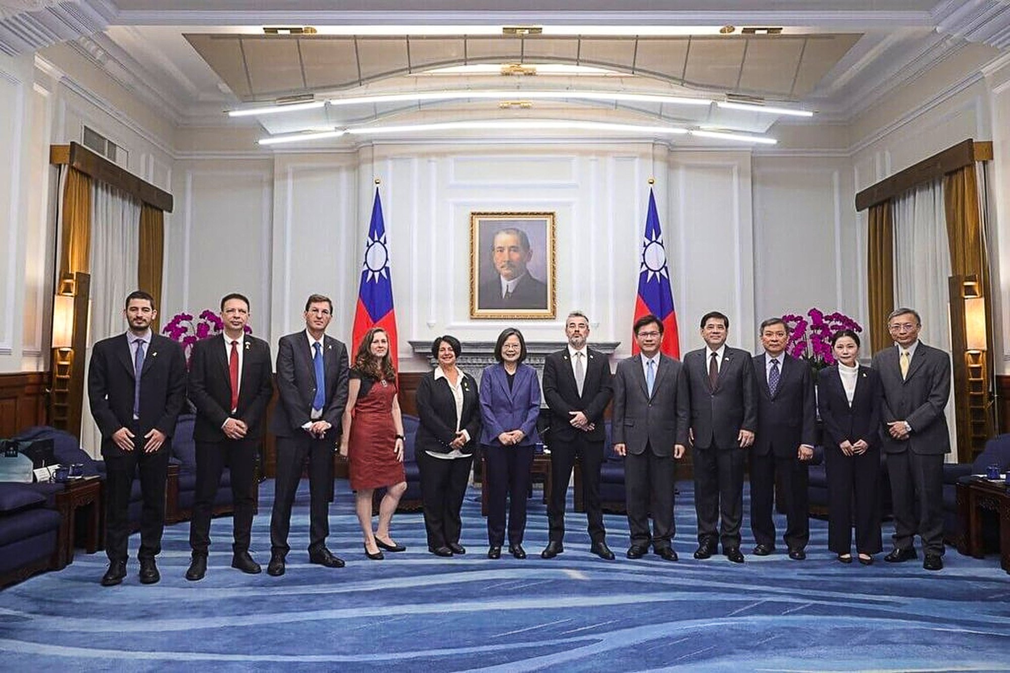 Israel’s cross-party delegation met Taiwanese government officials and legislators throughout their trip. Photo: Handout