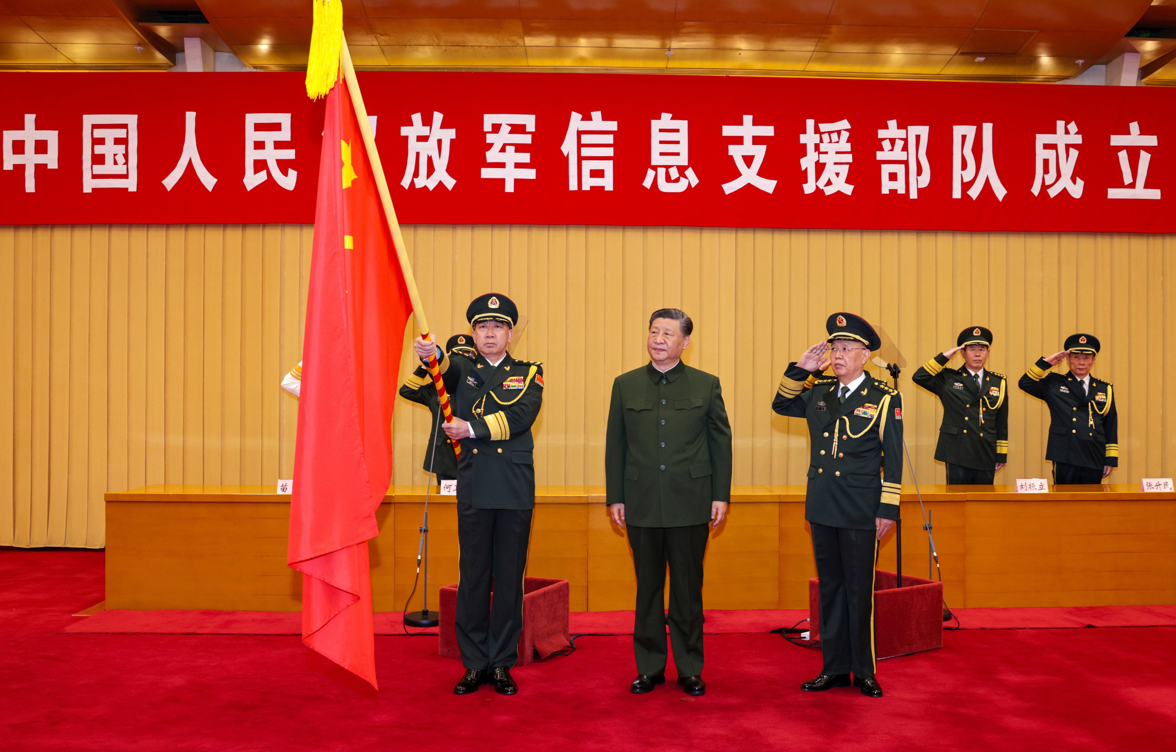 The new force was inaugurated on Friday. Photo: Xinhua