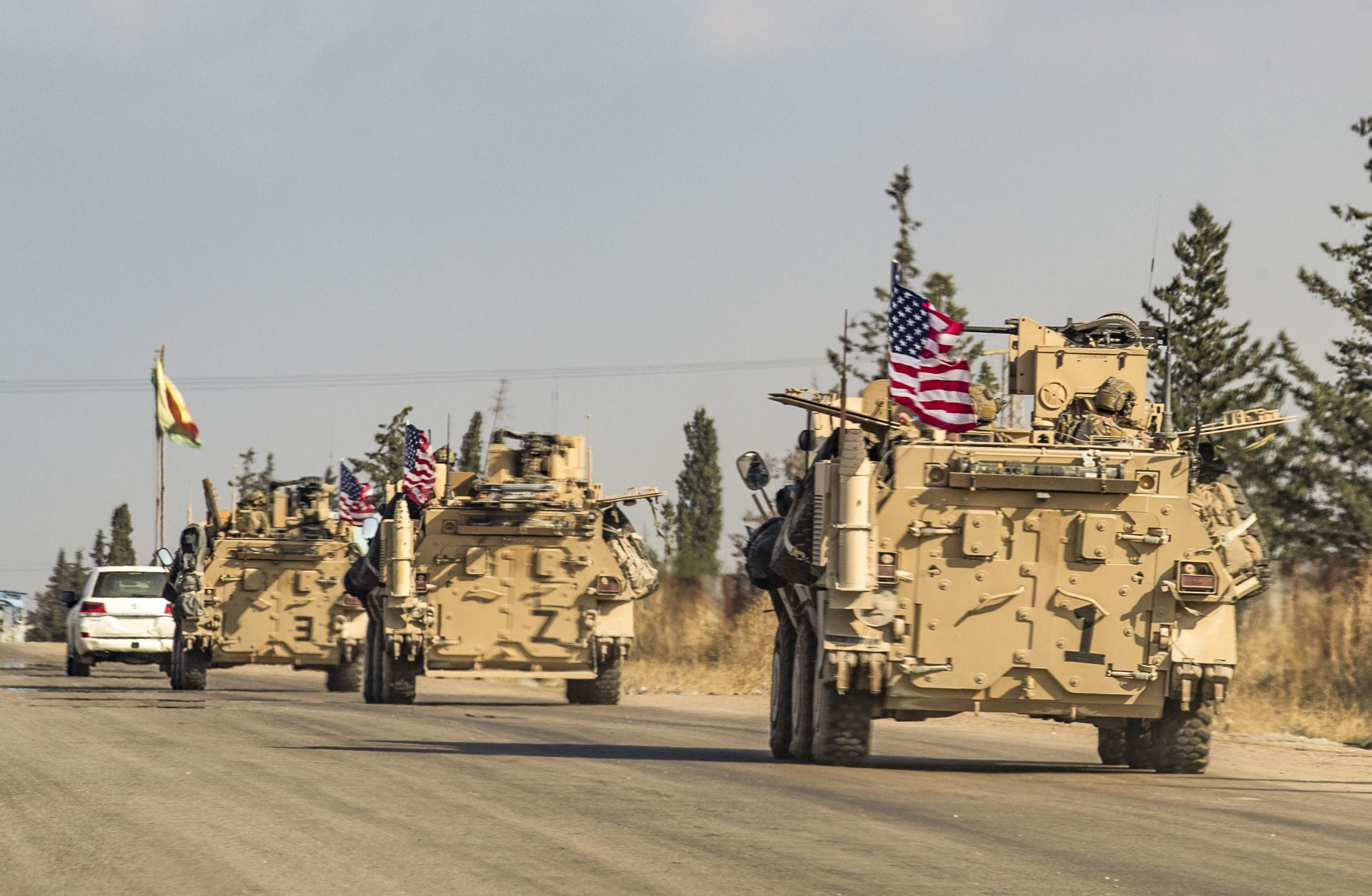 A convoy of US troops operating in Syria’s northeastern Hasakeh province in 2019. File photo: AFP