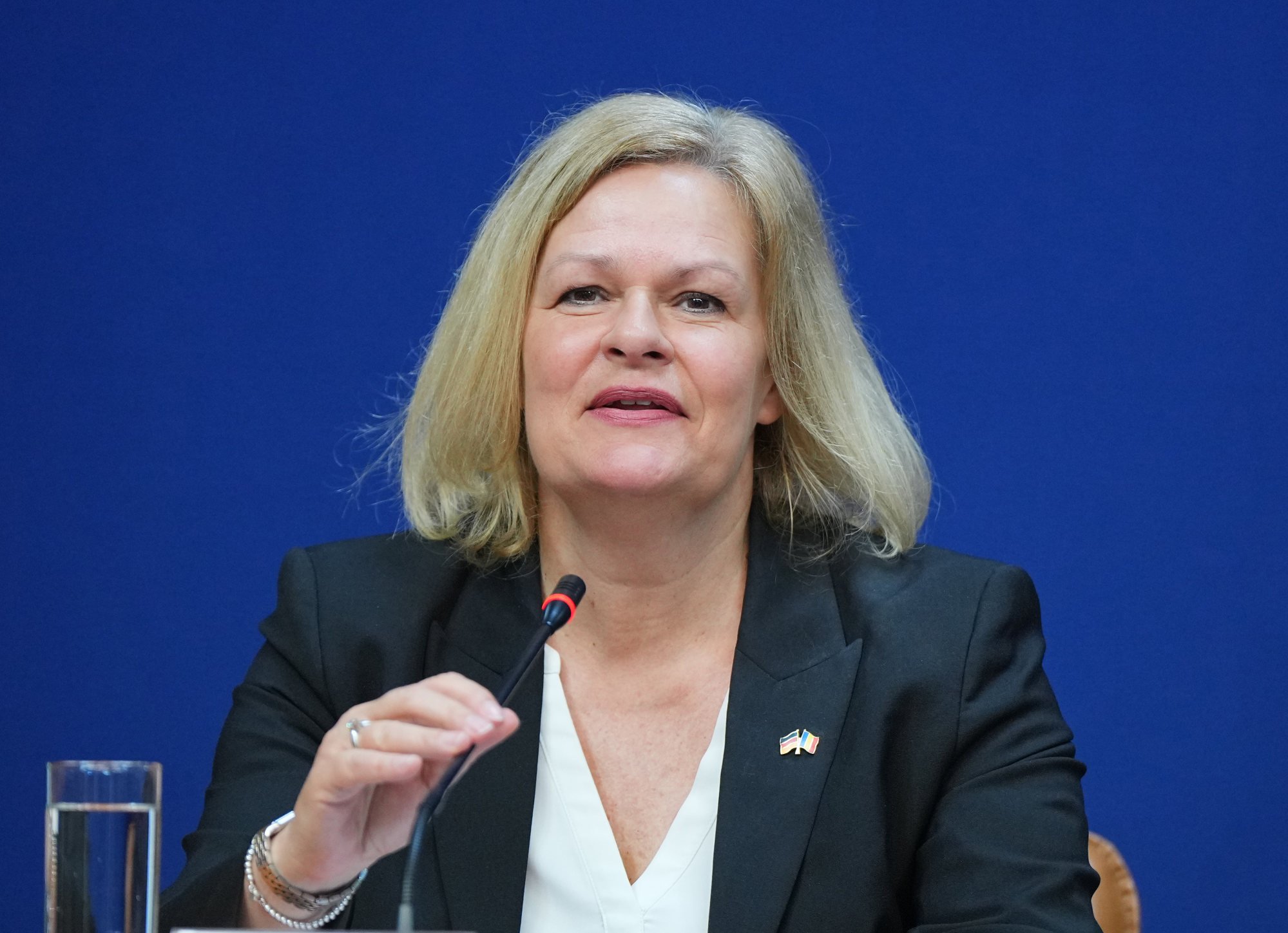 Nancy Faeser, Germany’s interior minister, hailed the arrests as a success for the country’s counter-espionage efforts. Photo: dpa