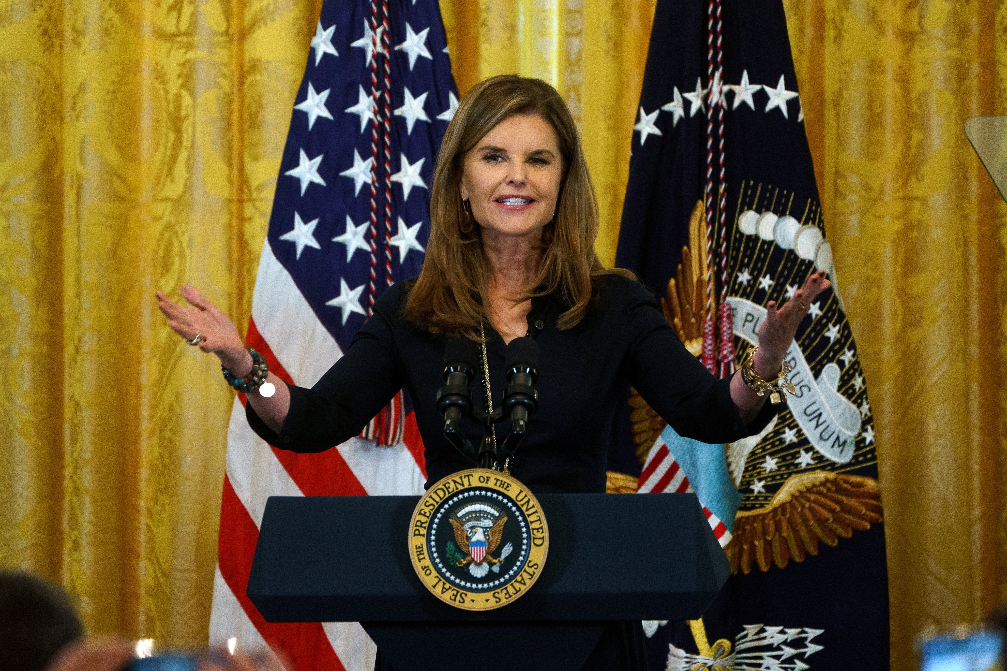 Maria Shriver may have been born into political royalty, but she’s carved a career path in journalism instead. Photo: EPA-EFE