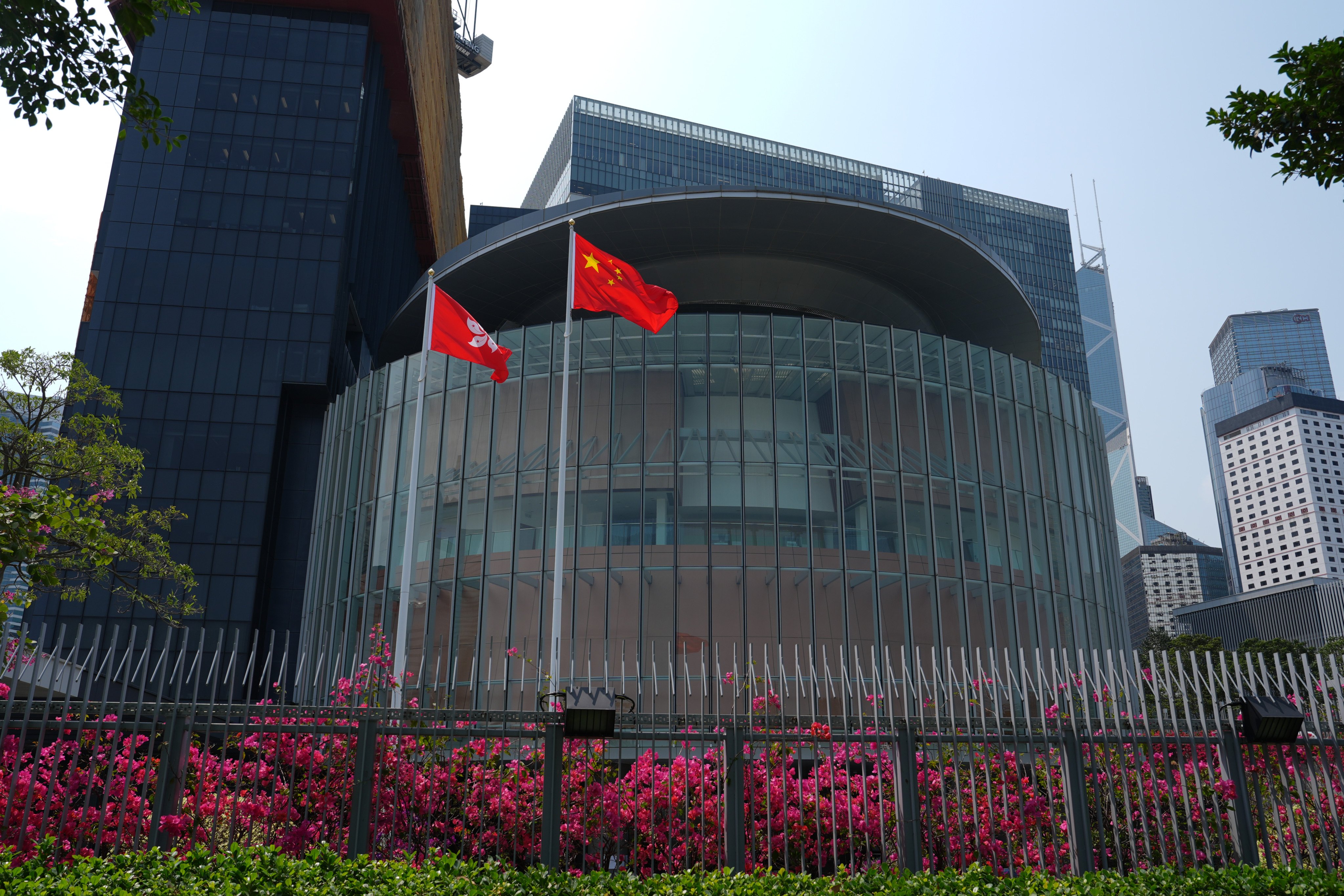 The Legislative Council Complex in Admiralty. Photo: Robert Ng