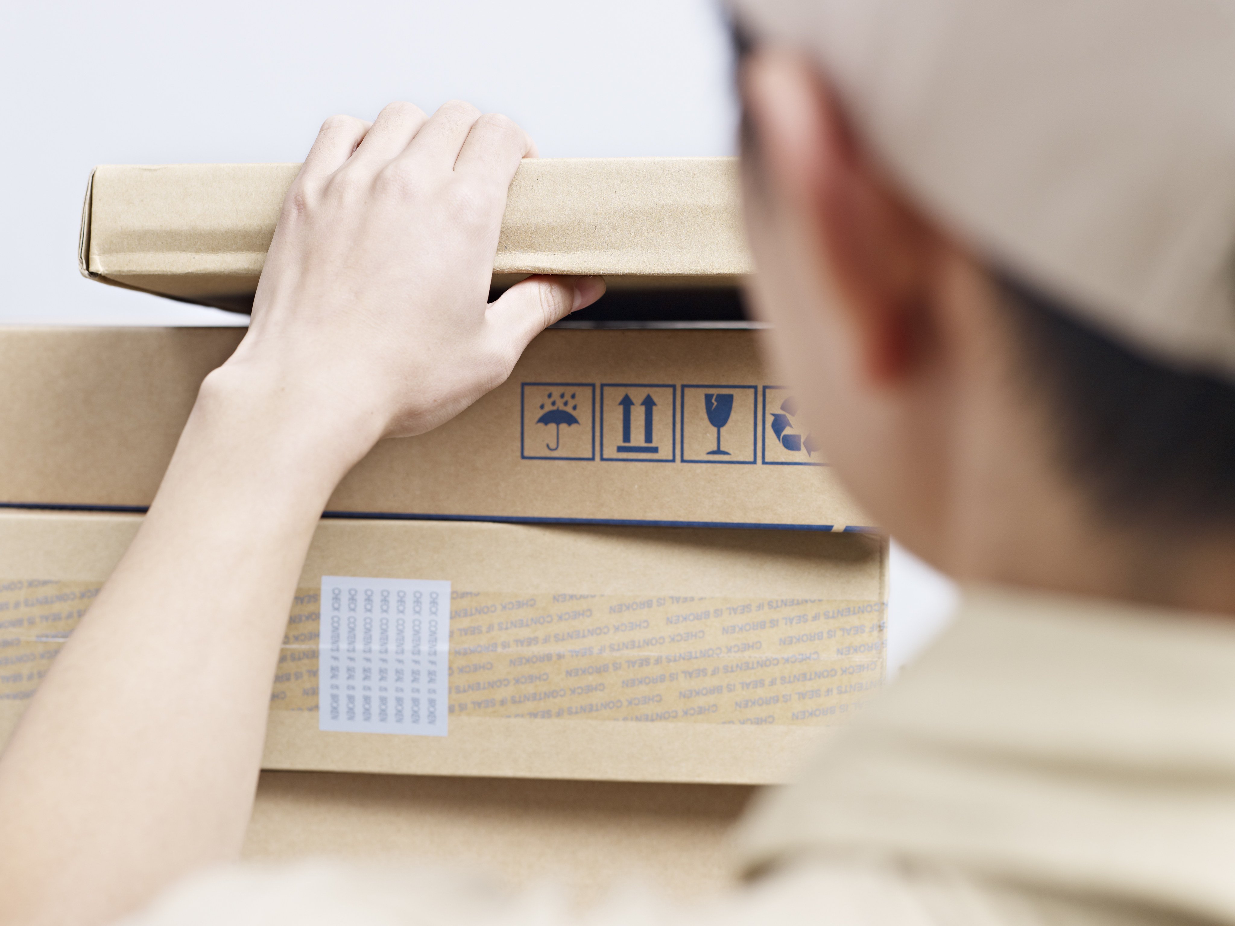 In Jiangsu province, a regulation that took effect on April 15 states that courier companies and their workers must report “clues about national security violations and crimes” they discover during their work. Photo: Shutterstock Images