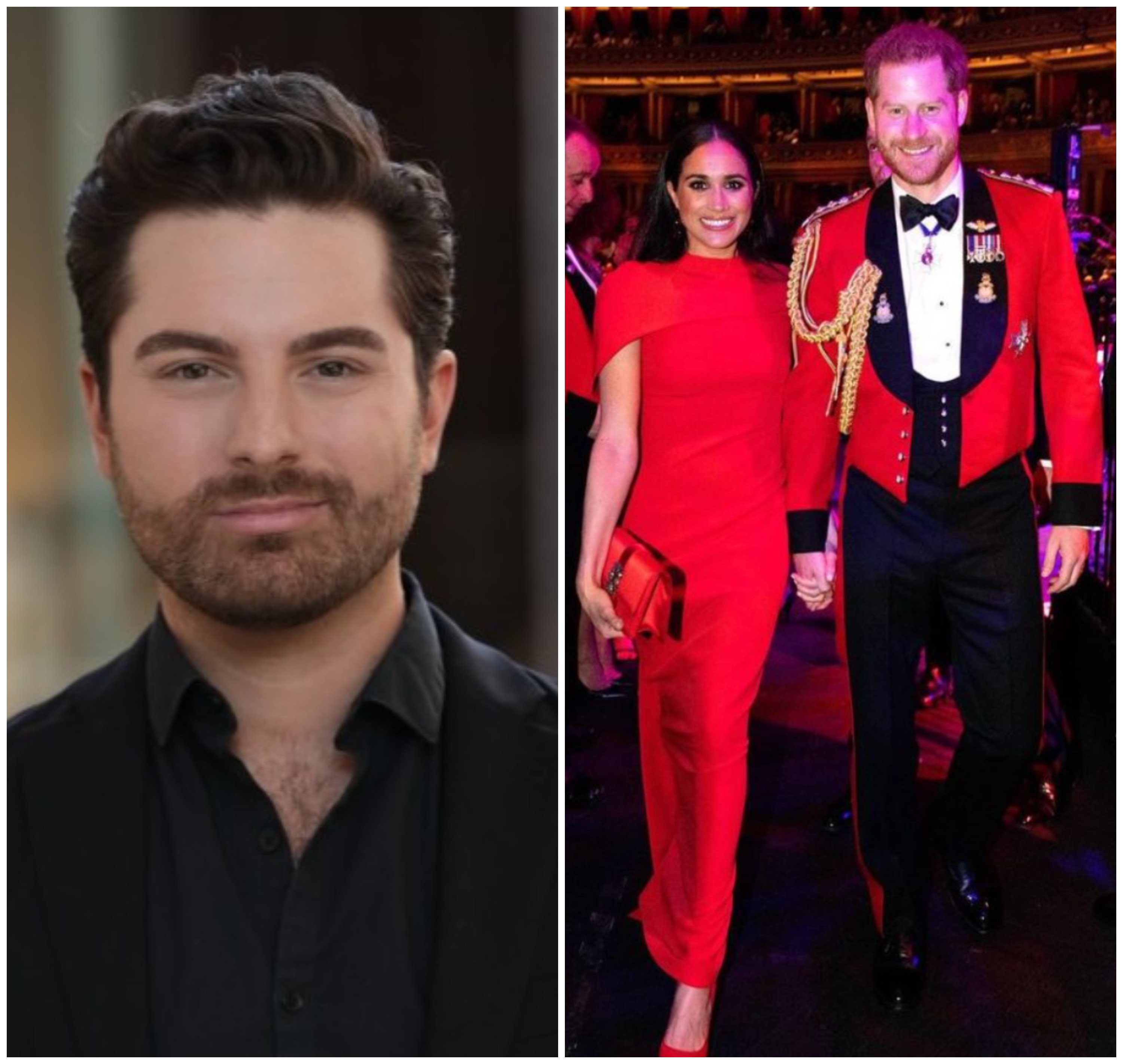 Meghan Markle and Prince Harry recruited Hollywood’s finest communications talent Kyle Boulia for their personal rebrand. Photos: Kyle Boulia/LinkedIn, @sussexroyal/Instagram