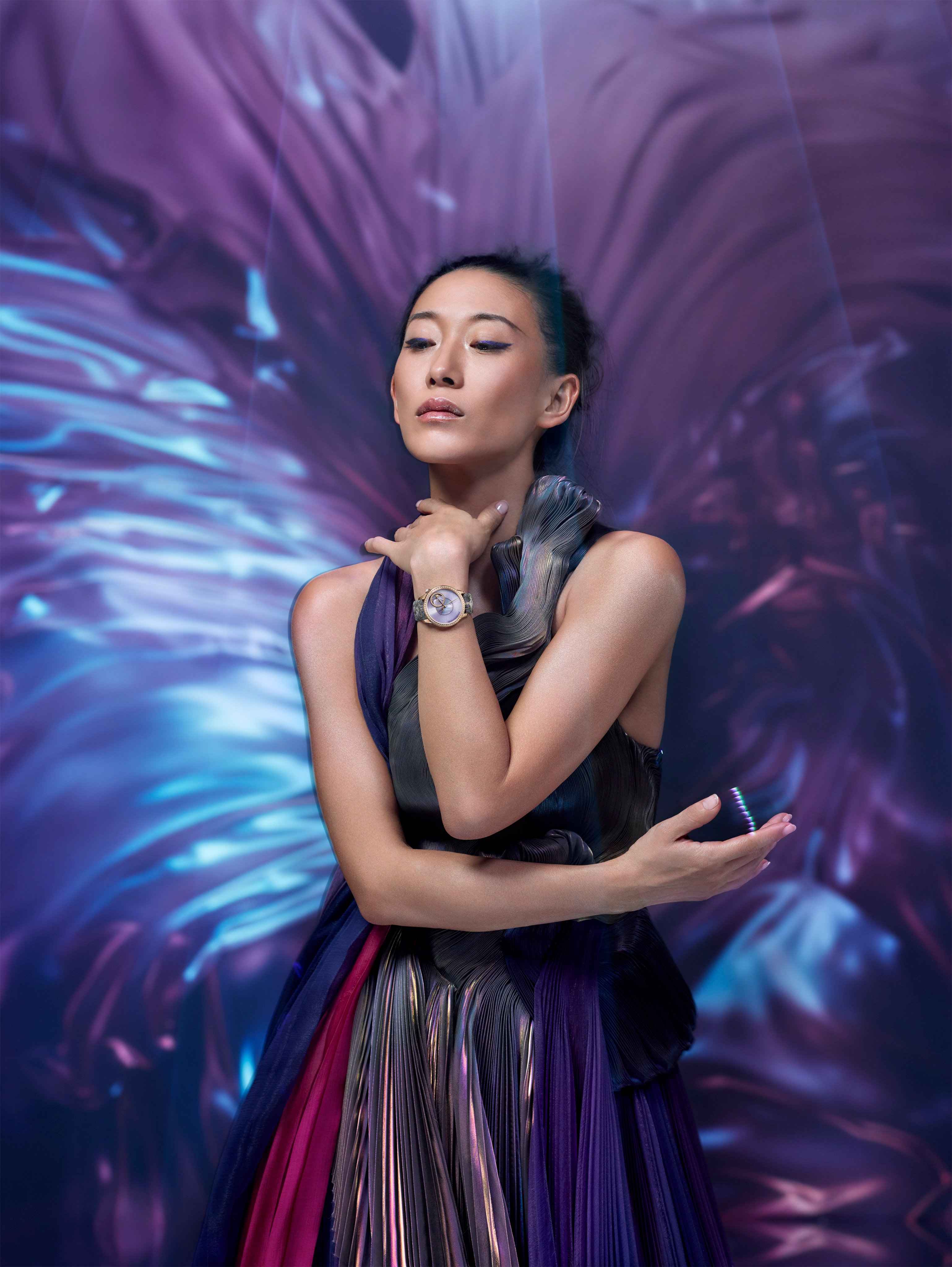 Working with fashion designer Yiqing Yin, watchmaker Vacheron Constantin has produced the new Égérie: The Pleats of Time and Égérie Moon Phase models