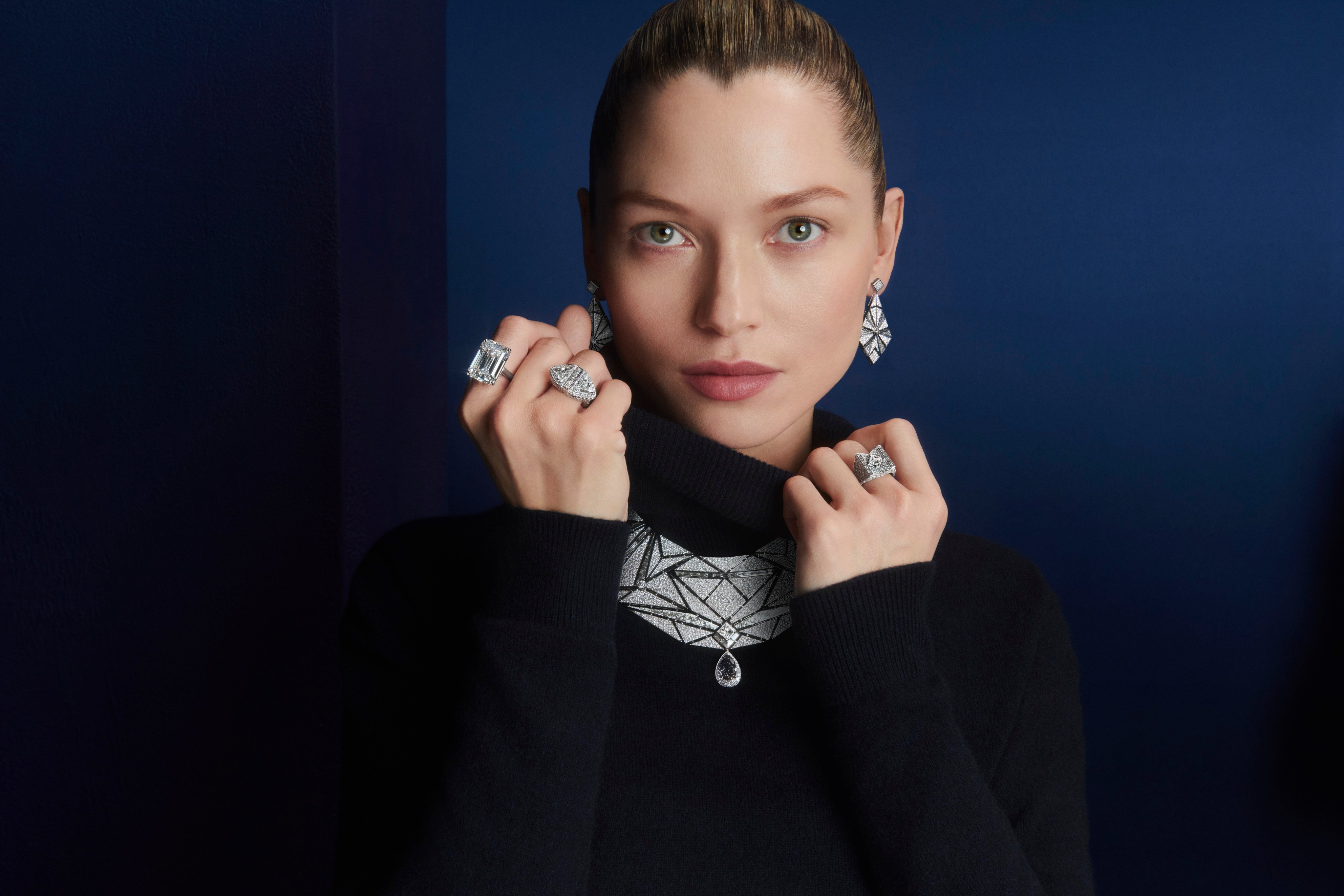 De Beers’ Metamorphosis collection reimagines the changing seasons, and the miraculous emergence of a butterfly, using natural diamonds including rough pinks and fancy intense yellows. Photos: Handout